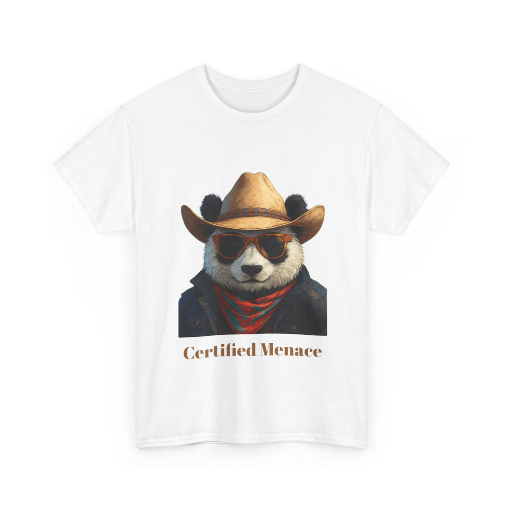 Certified Menace T-Shirt — 'Goon Panda Outfitters' Graphic Tee