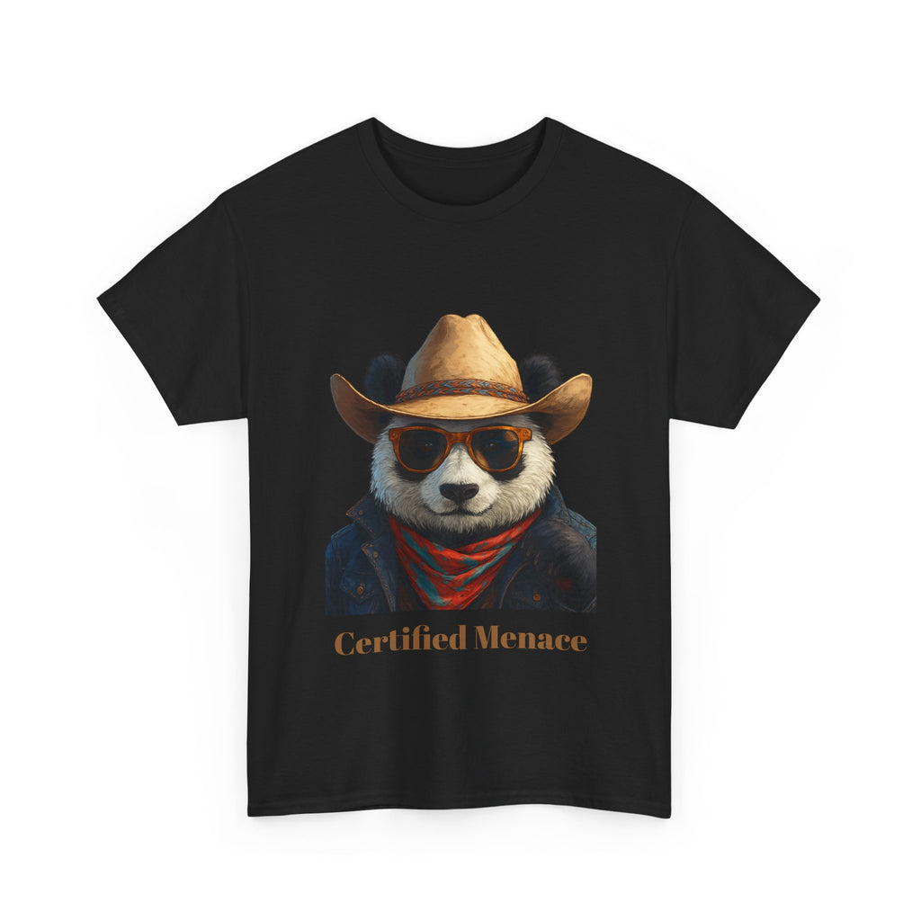 Certified Menace T-Shirt — 'Goon Panda Outfitters' Graphic Tee