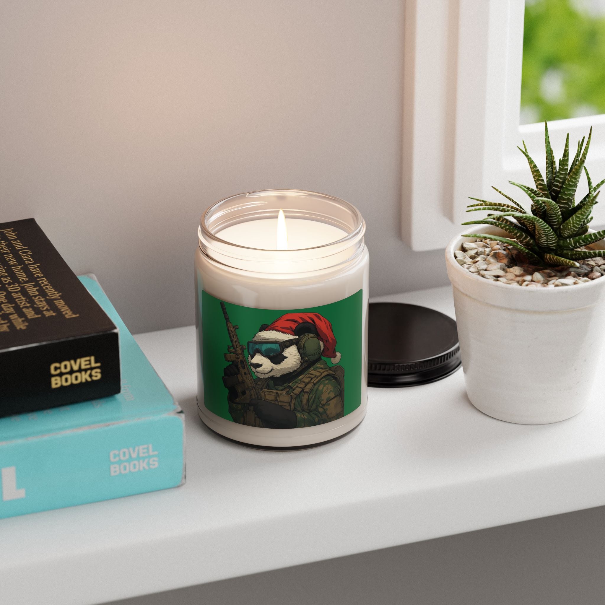 Panda Scented Soy Candle — 9oz Home Fragrance