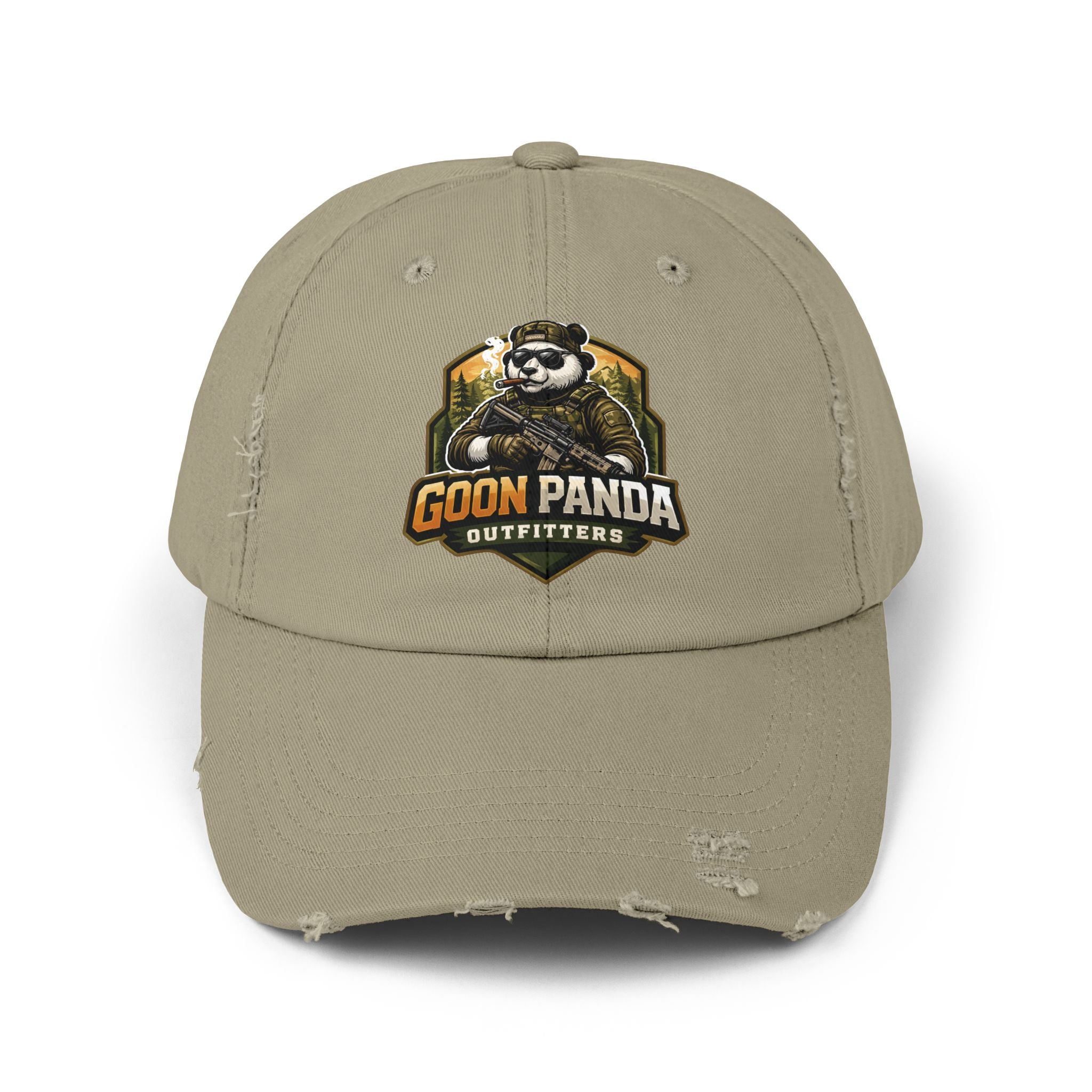 Goon Panda Outfitters Distressed Baseball Cap