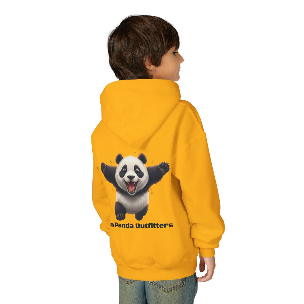 Youth Panda Hoodie - "Goon Squad" Cute Panda Graphic Kids Sweatshirt