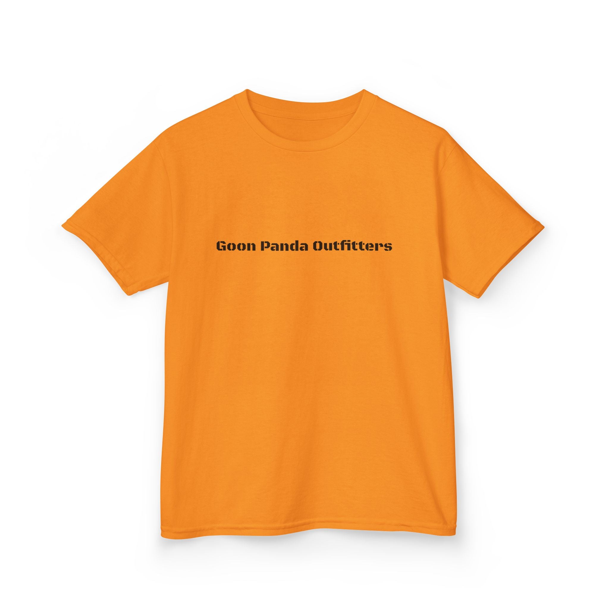 Kids Panda Soccer T‑Shirt — "Goon Panda Outfitters" Graphic Tee