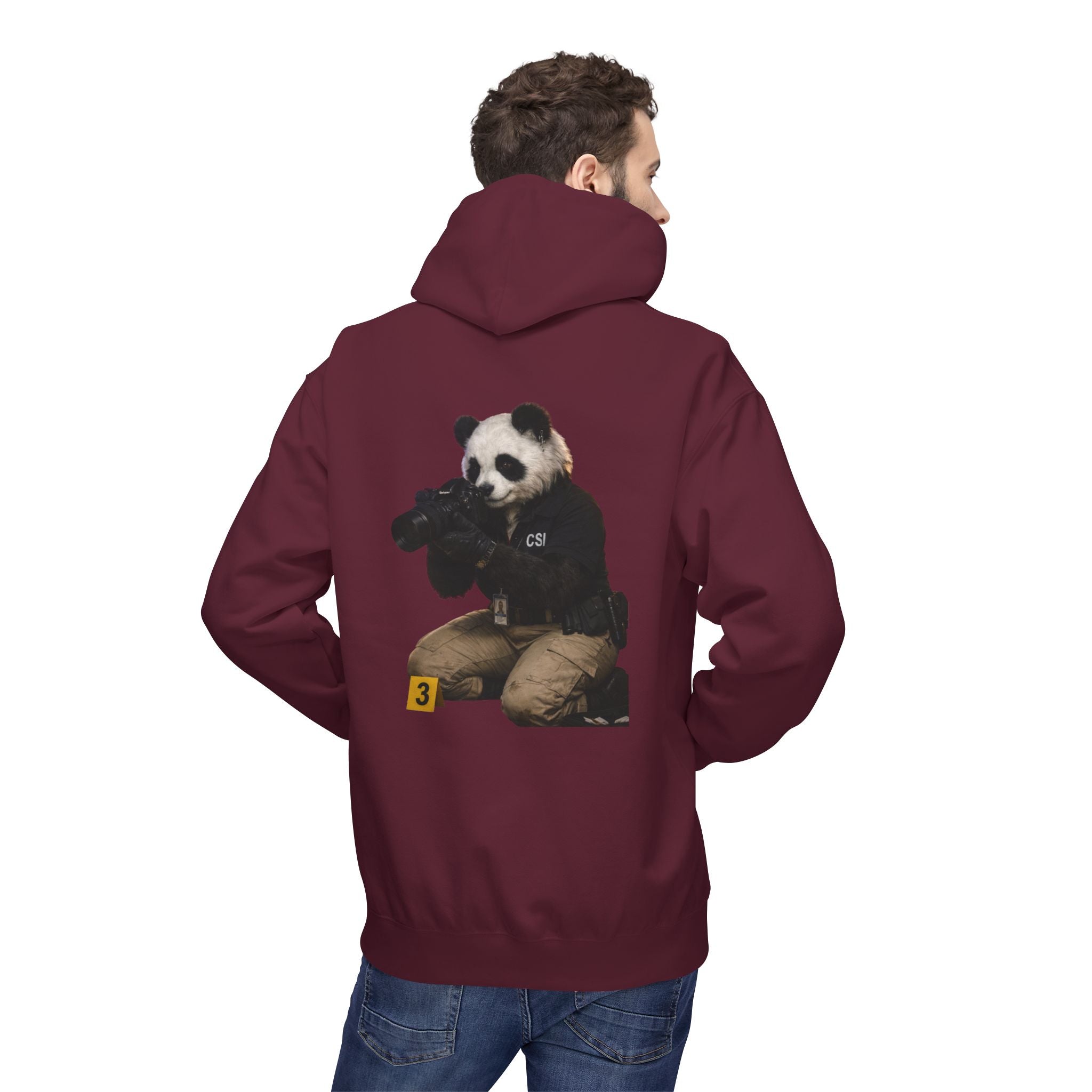 Panda CSI Hoodie — Cute Panda Graphic Pullover