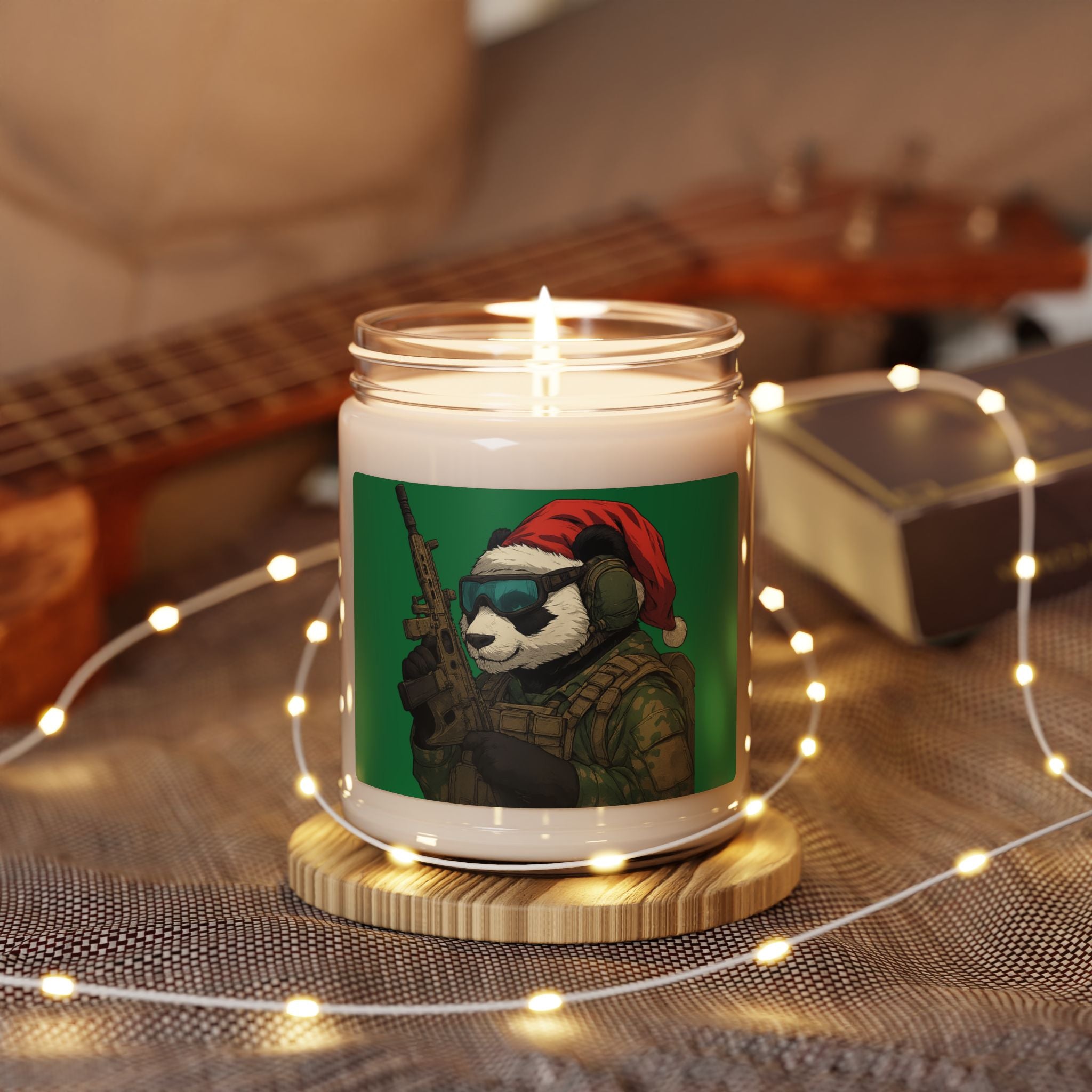 Panda Scented Soy Candle — 9oz Home Fragrance