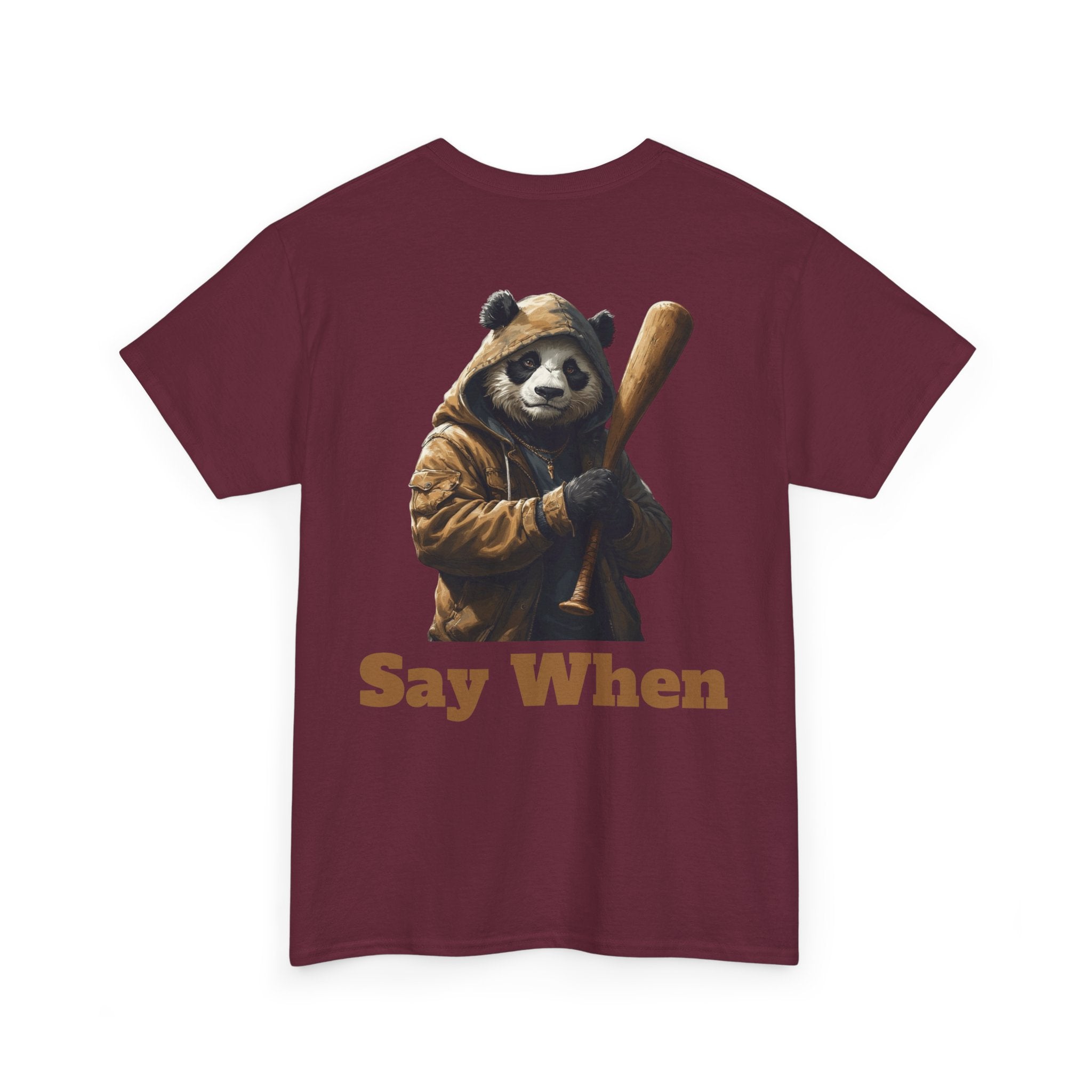 Say When Panda Tee Graphic T-Shirt