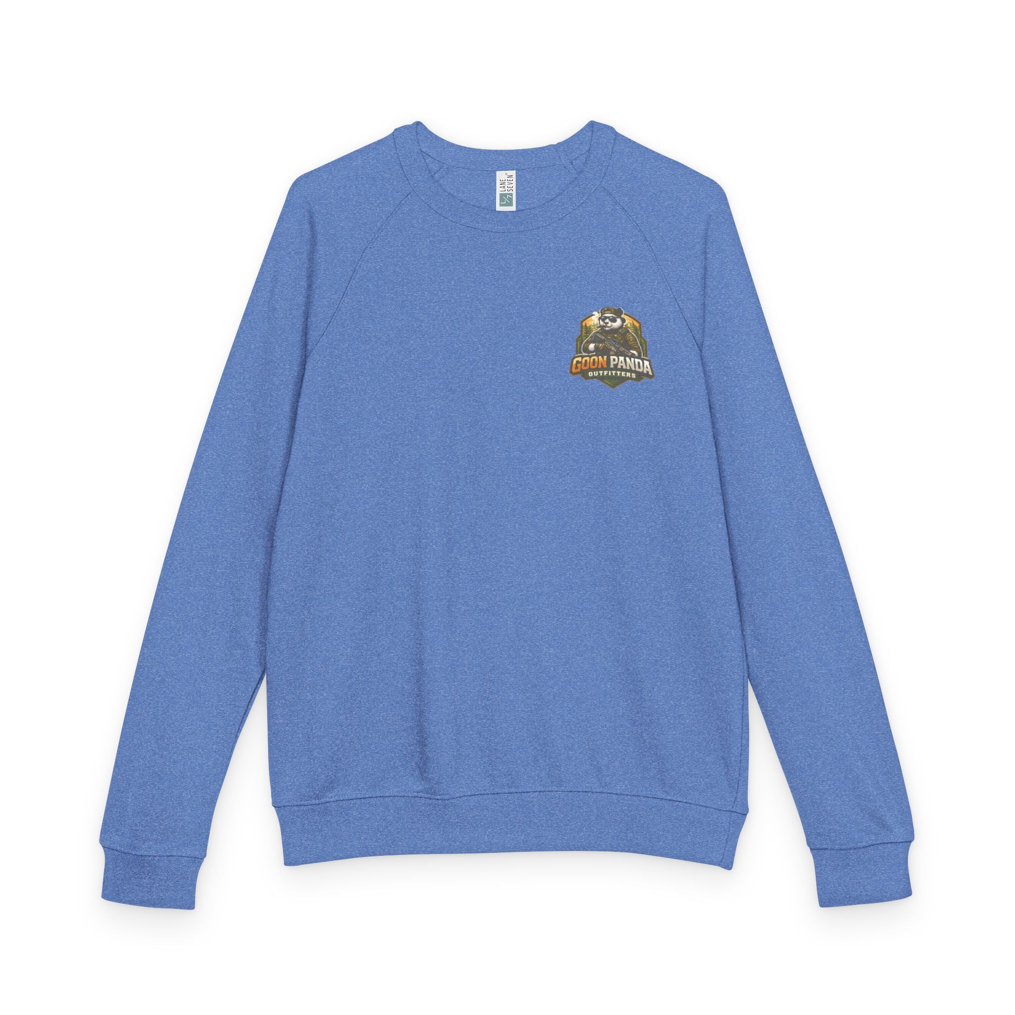 Panda Hooligan Raglan Crewneck Sweatshirt