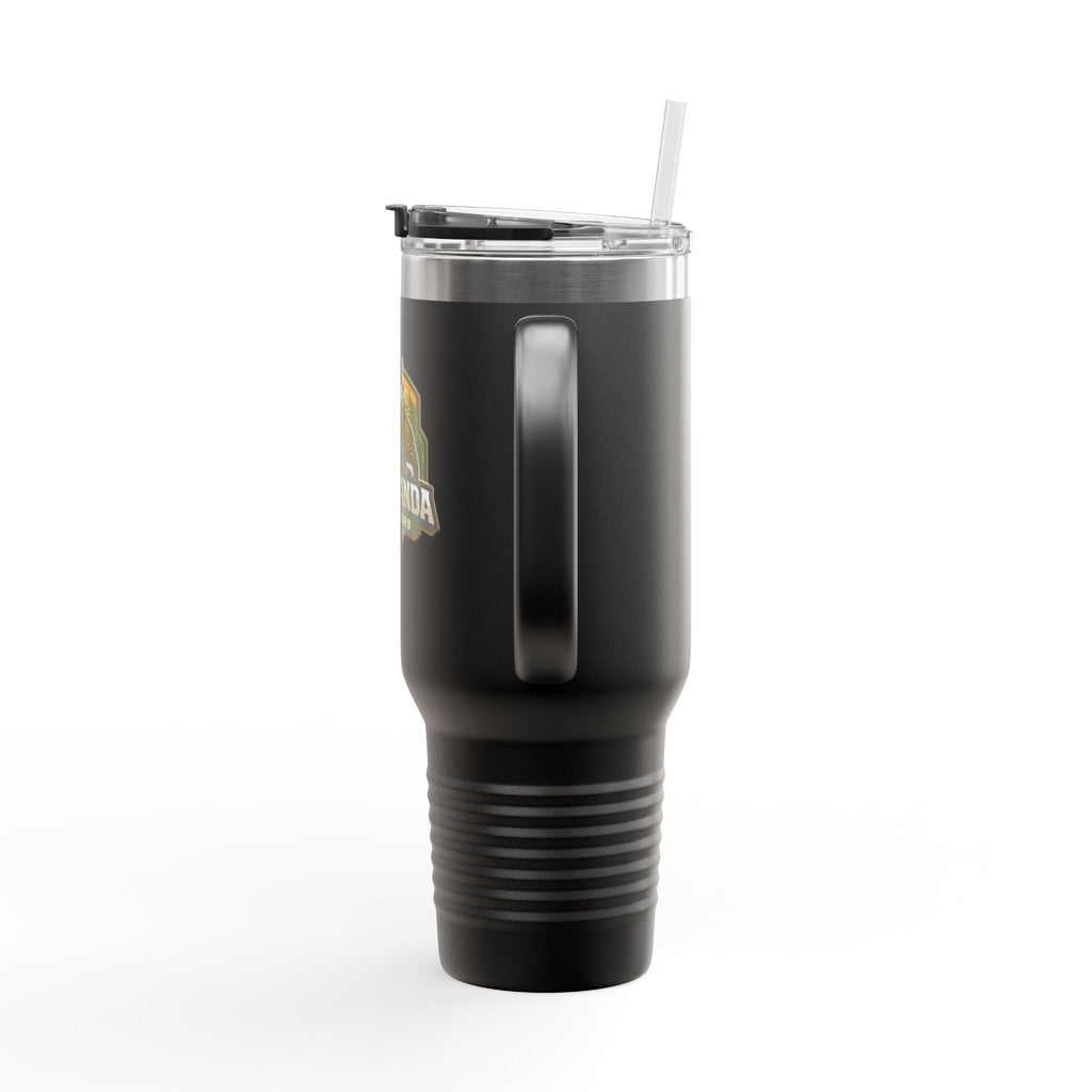 40oz Insulated Travel Mug — Adventurer Bear Design