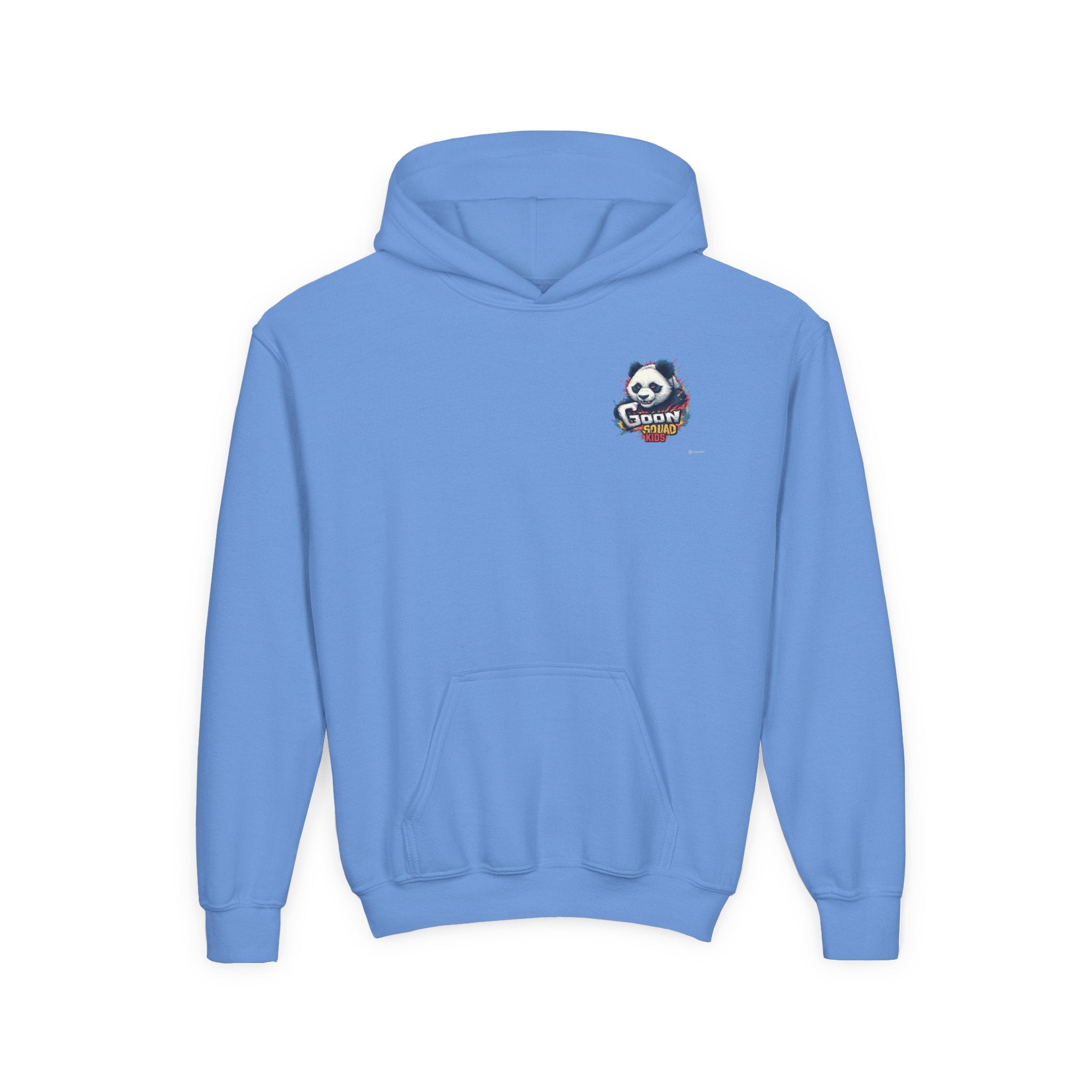 Kids Panda Cowboy Hoodie — “Goon Panda Outfitters” Graphic Youth Sweatshirt