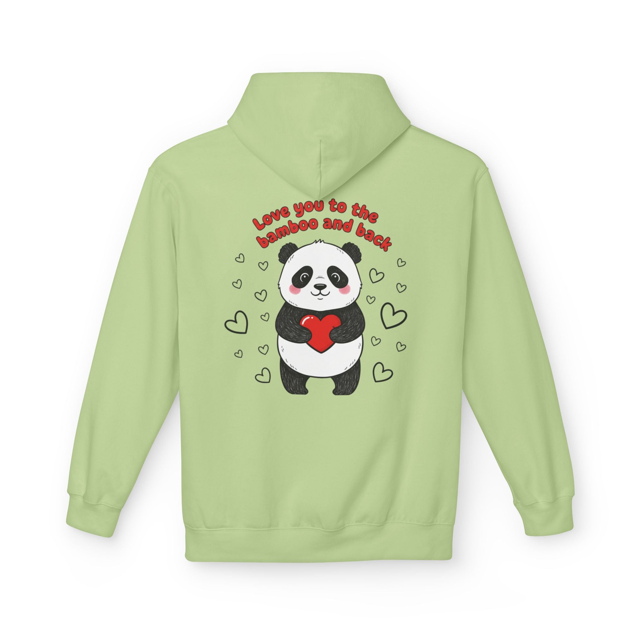 Valentine's Panda 'Love You to the Bamboo and Back' Hoodie