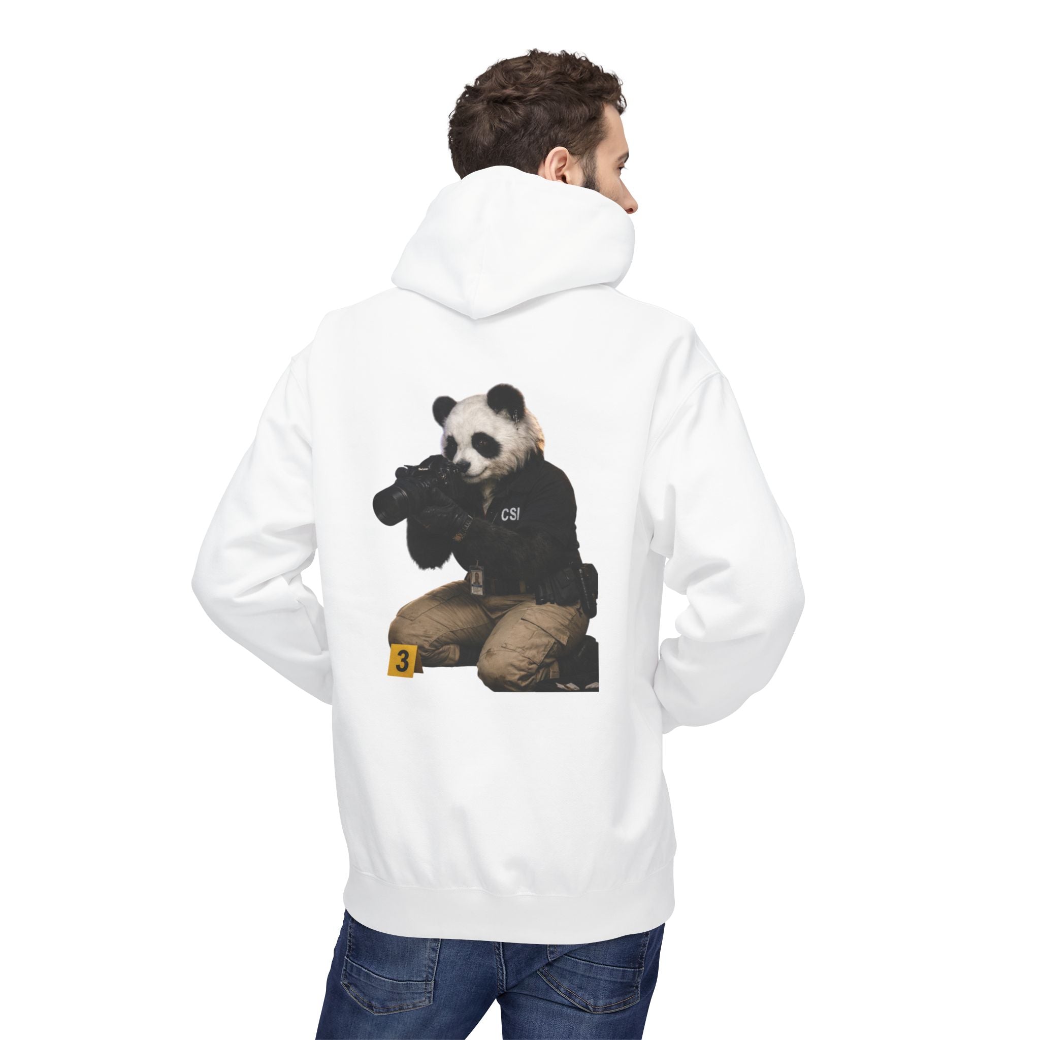 Panda CSI Hoodie — Cute Panda Graphic Pullover