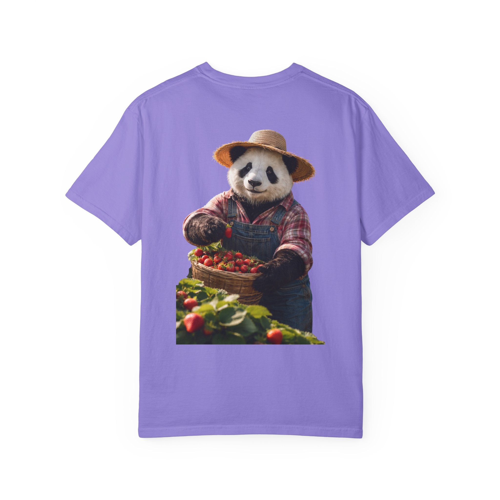 Panda Strawberry Farmer T-Shirt