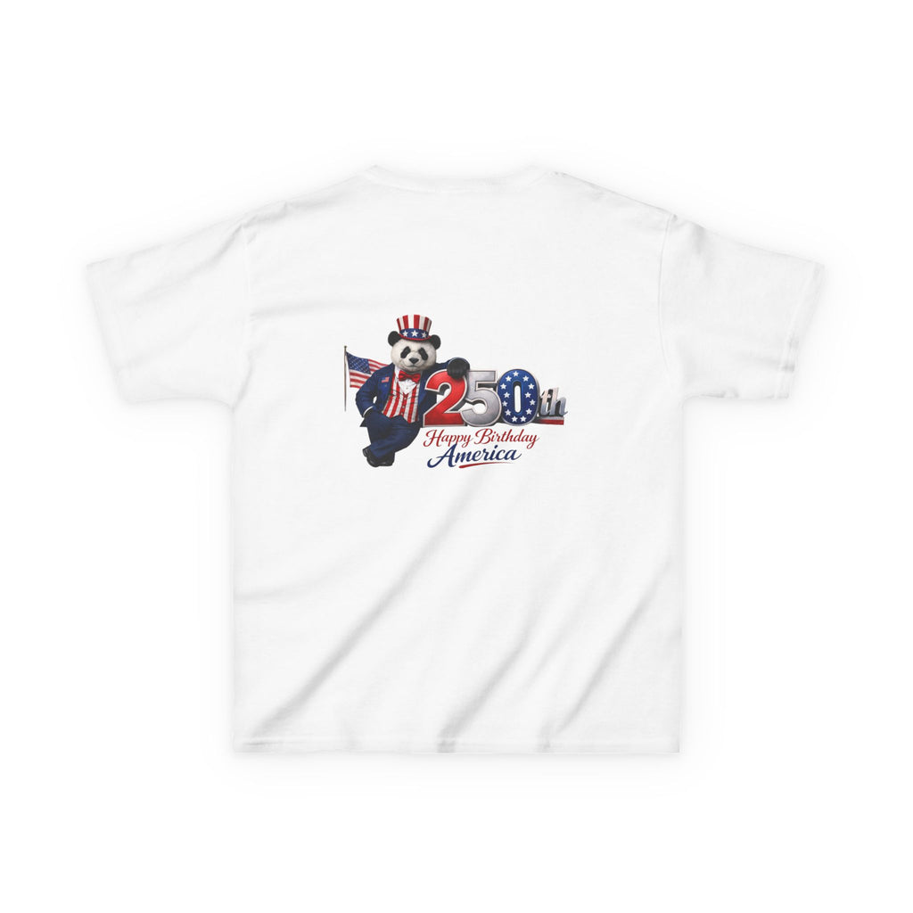 Kids Tee — "Goon Panda Outfitters" 250th Proudly Serving America Patriotic Shirt