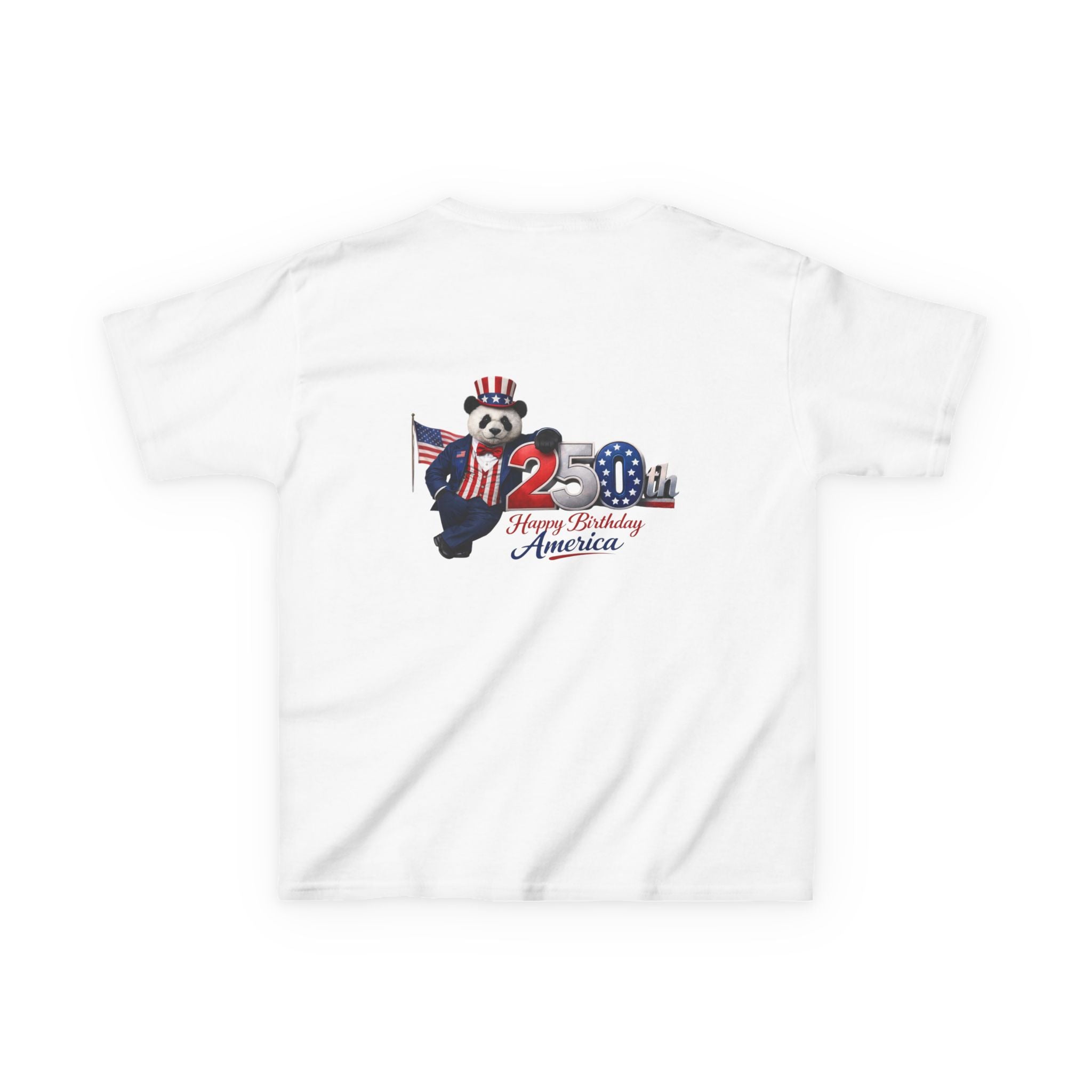 Kids Tee — "Goon Panda Outfitters" 250th Proudly Serving America Patriotic Shirt