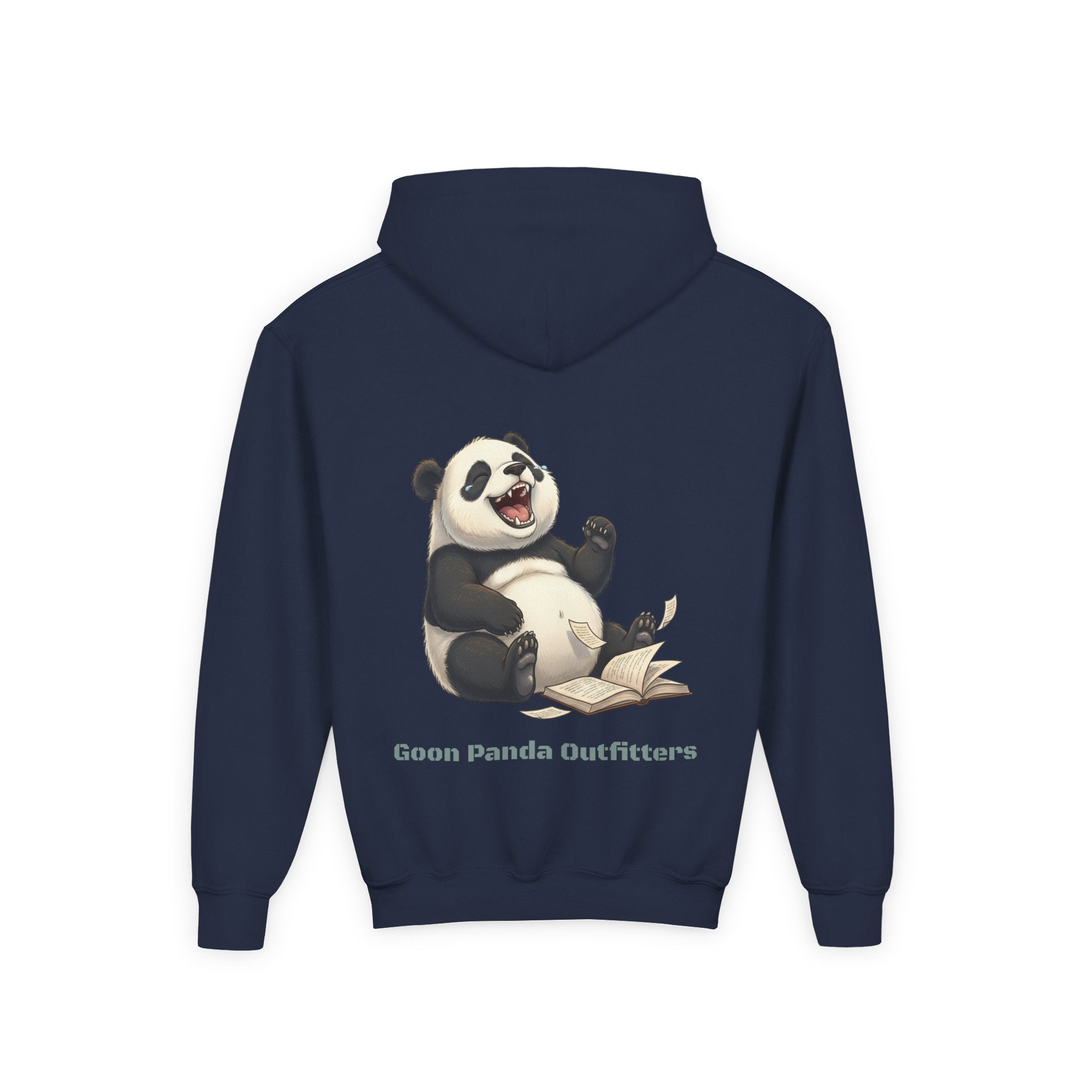 Panda Reading Youth Hoodie