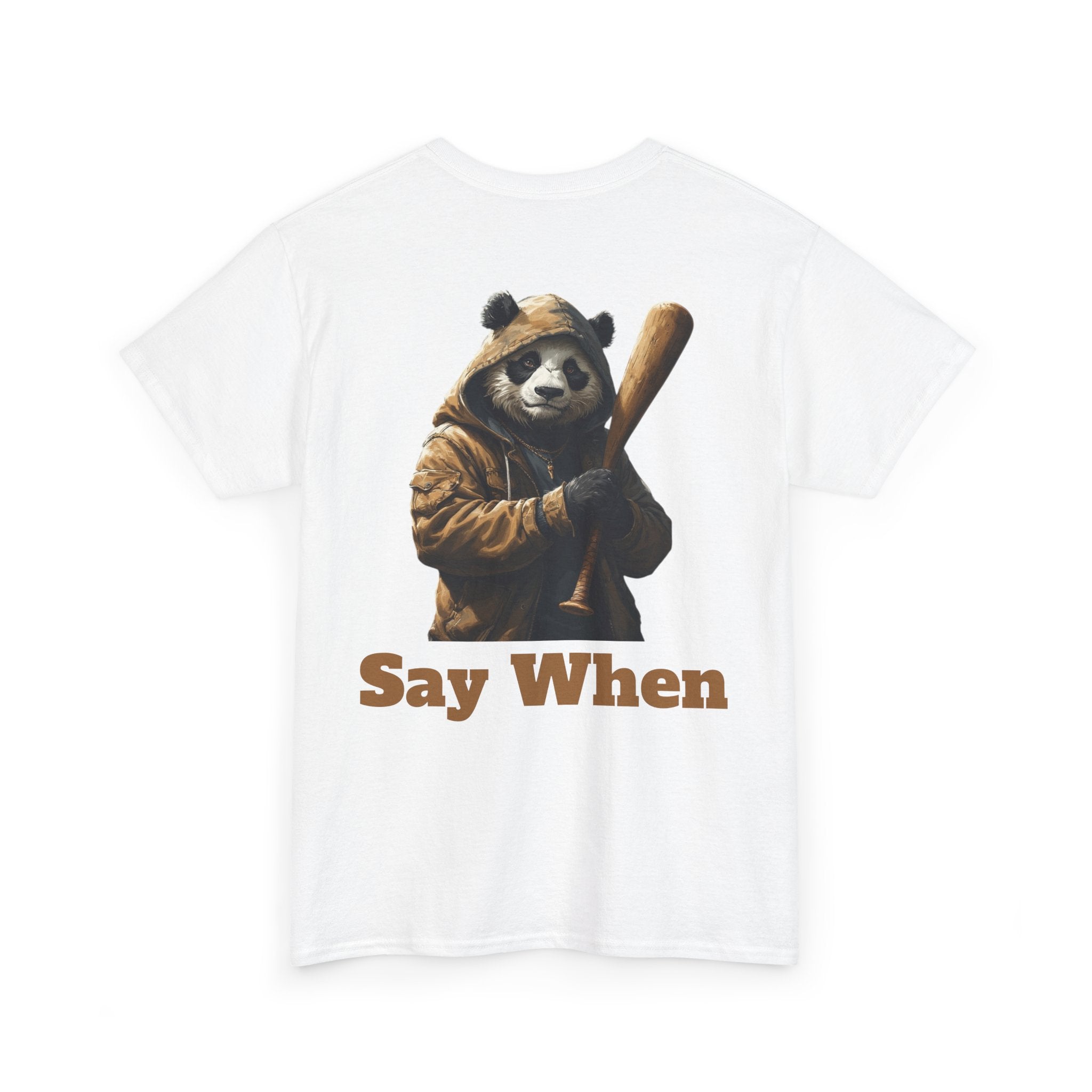 Say When Panda Tee Graphic T-Shirt
