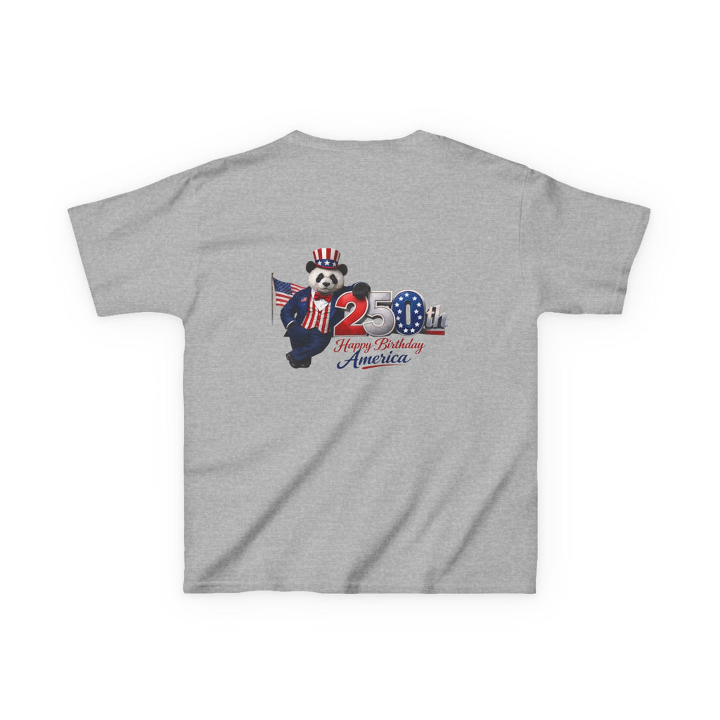 Kids Tee — "Goon Panda Outfitters" 250th Proudly Serving America Patriotic Shirt