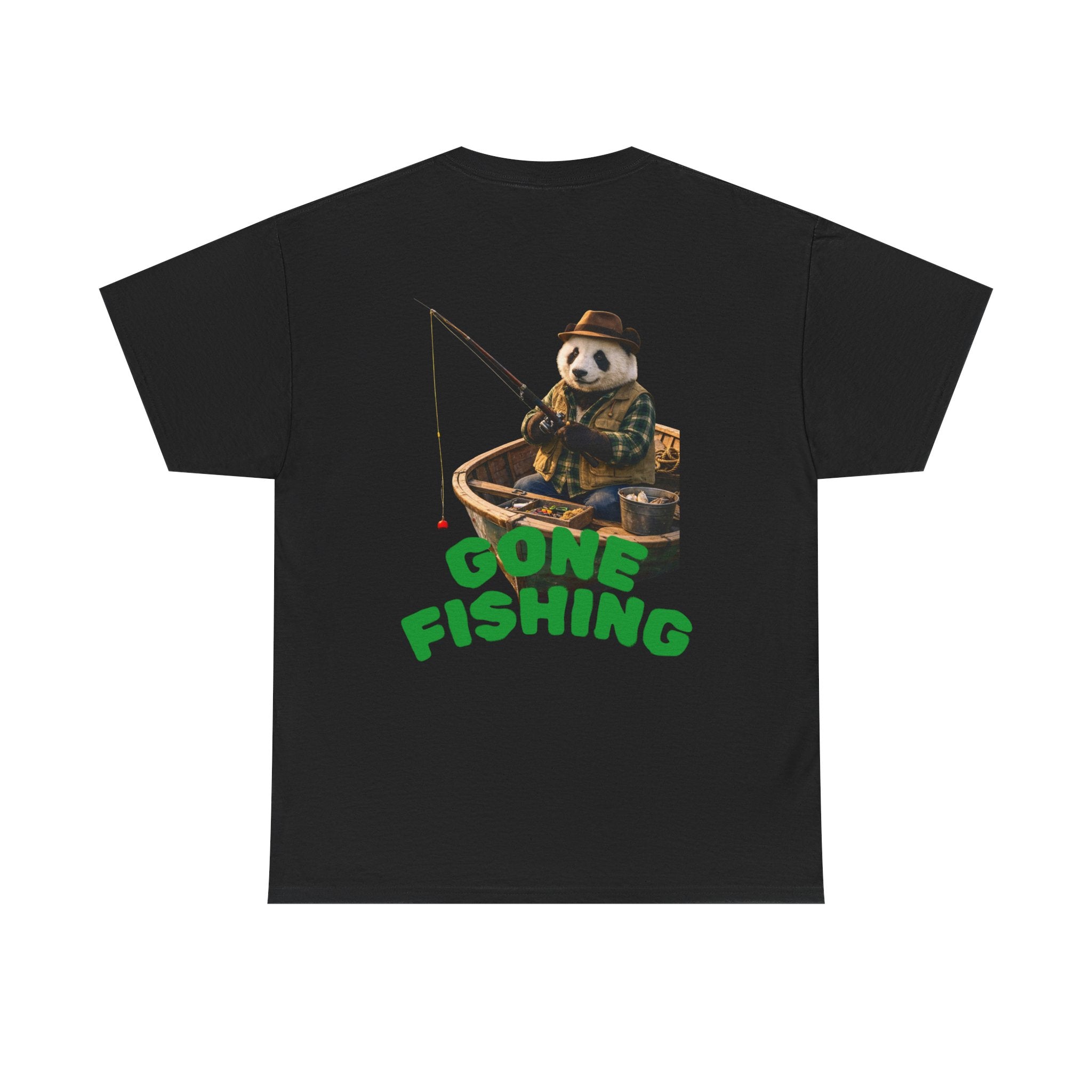 Gone Fishing Panda T-Shirt