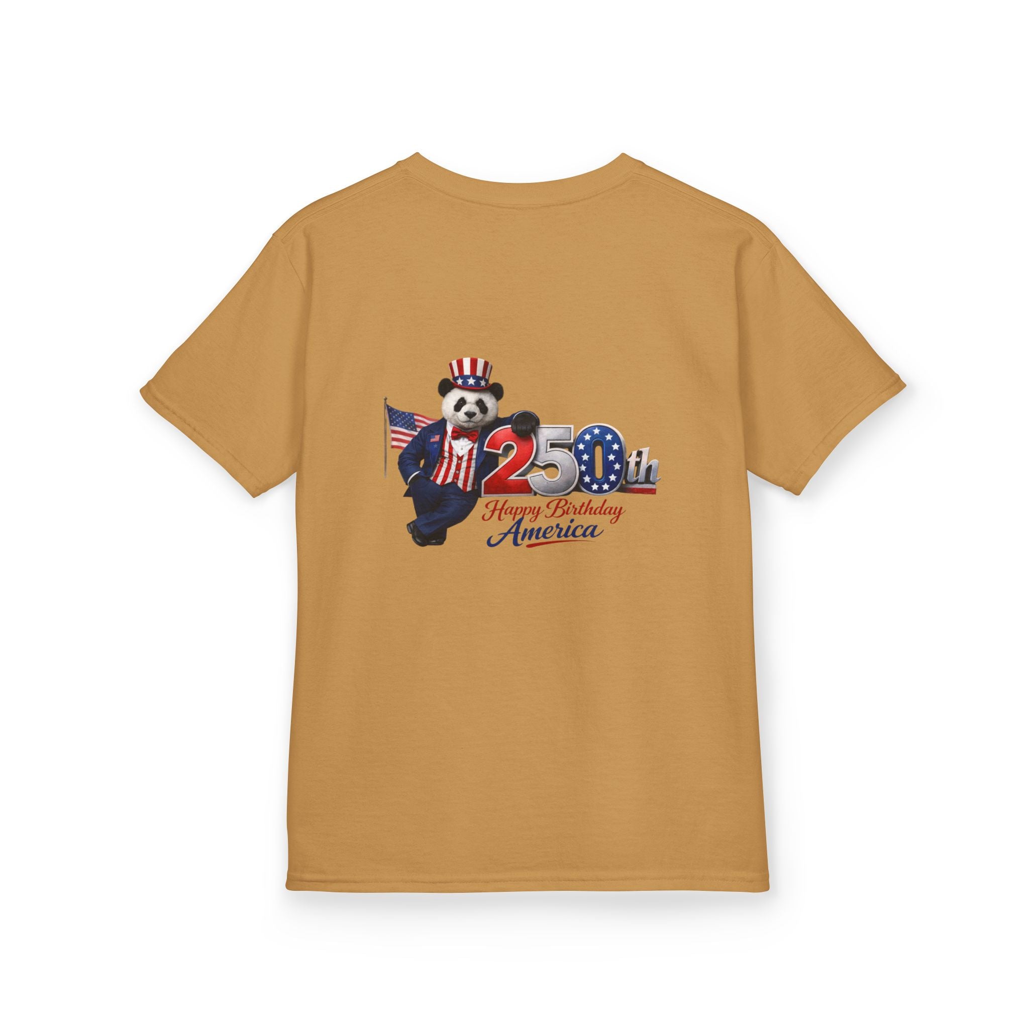 Kids Tee — "Goon Panda Outfitters" 250th Proudly Serving America Patriotic Shirt