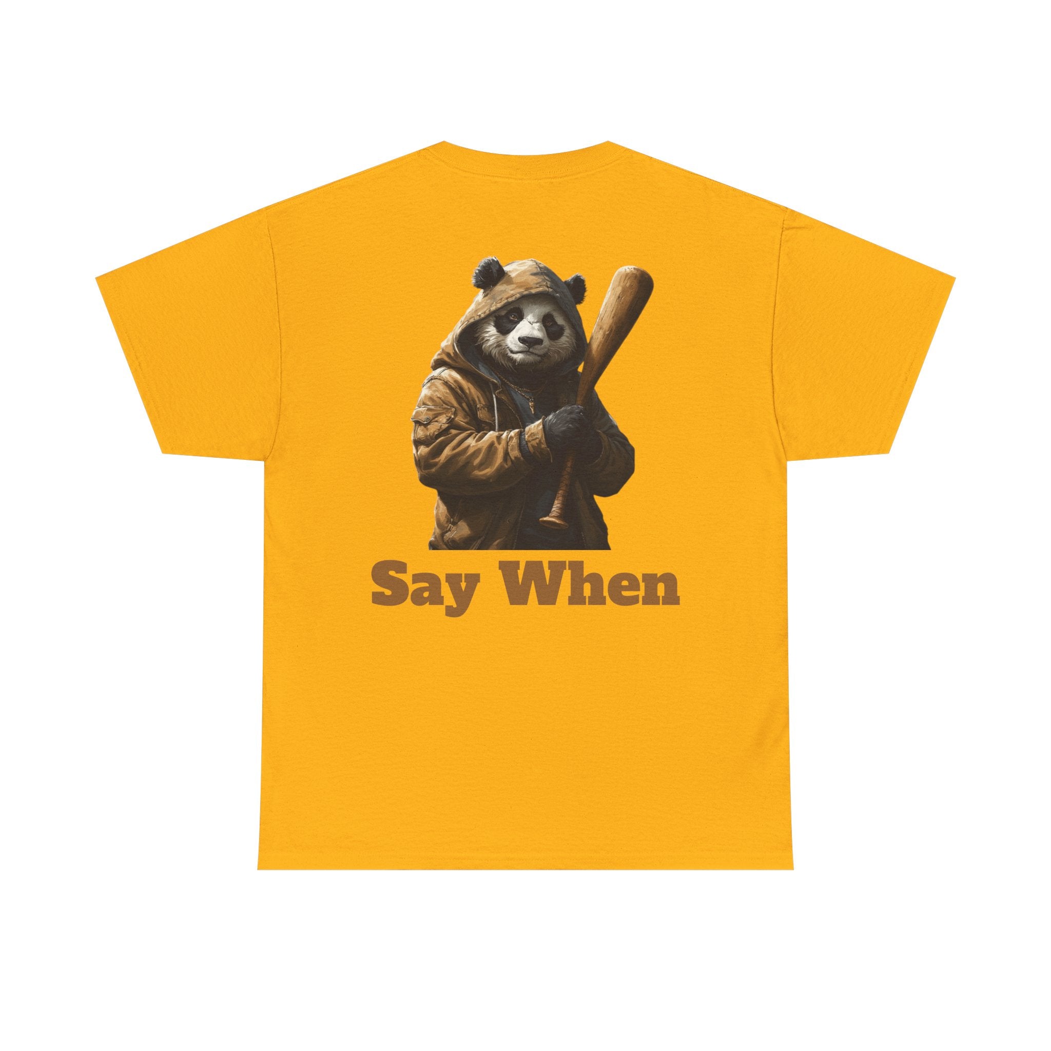 Say When Panda Tee Graphic T-Shirt
