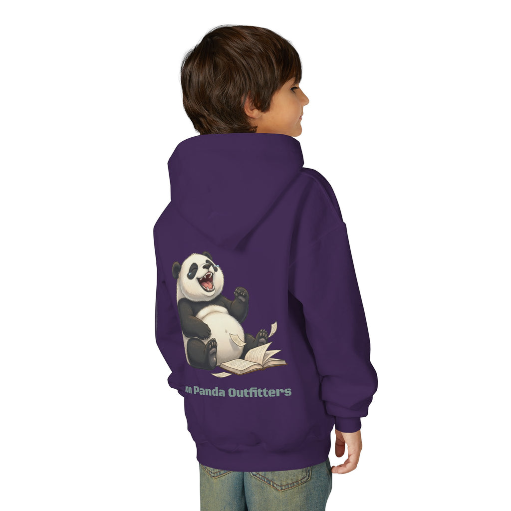 Panda Reading Youth Hoodie