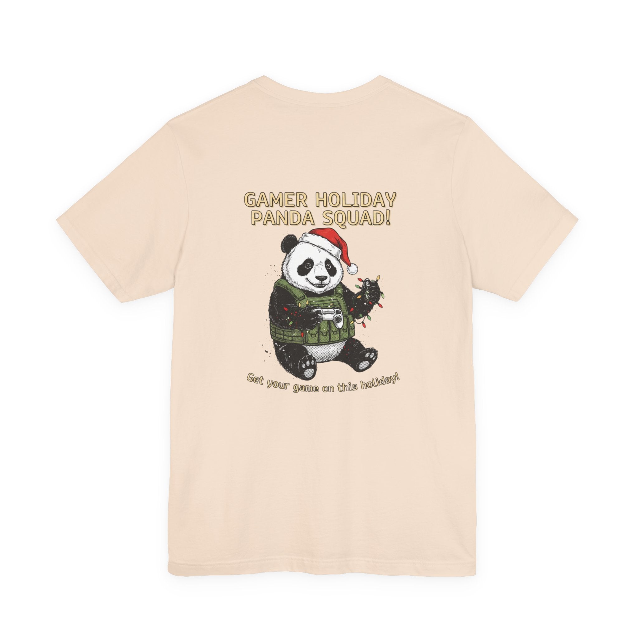 Gamer Holiday Panda Tee | gamer shirt, LAN party merch
