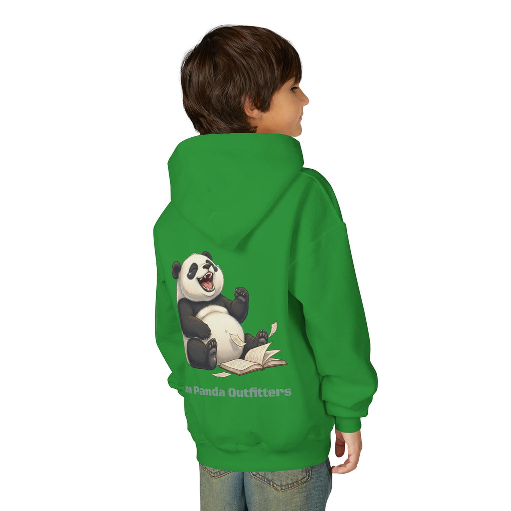 Panda Reading Youth Hoodie