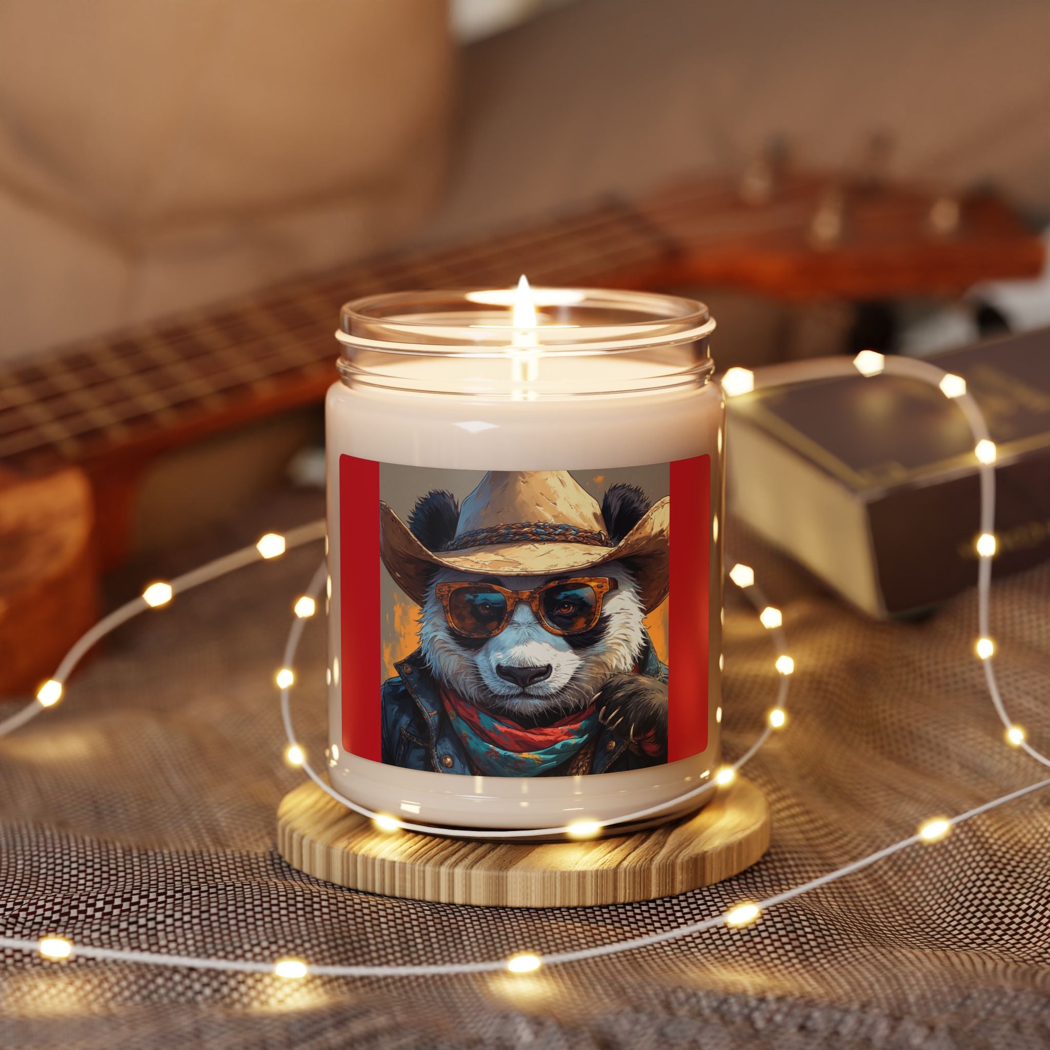 Panda Scented Soy Candle — 9oz Home Fragrance