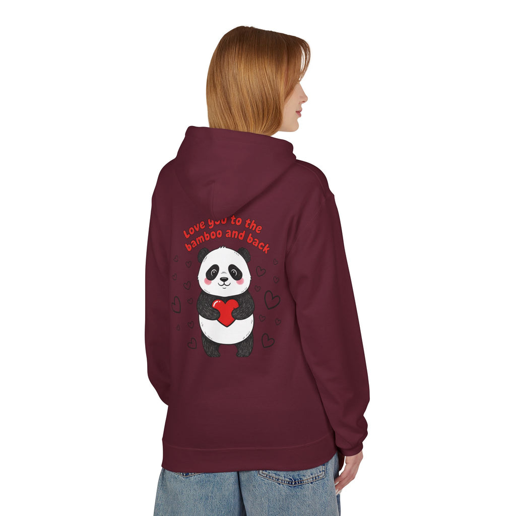 Valentine's Panda 'Love You to the Bamboo and Back' Hoodie