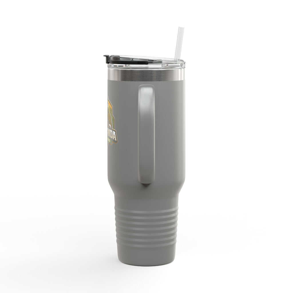 40oz Insulated Travel Mug — Adventurer Bear Design