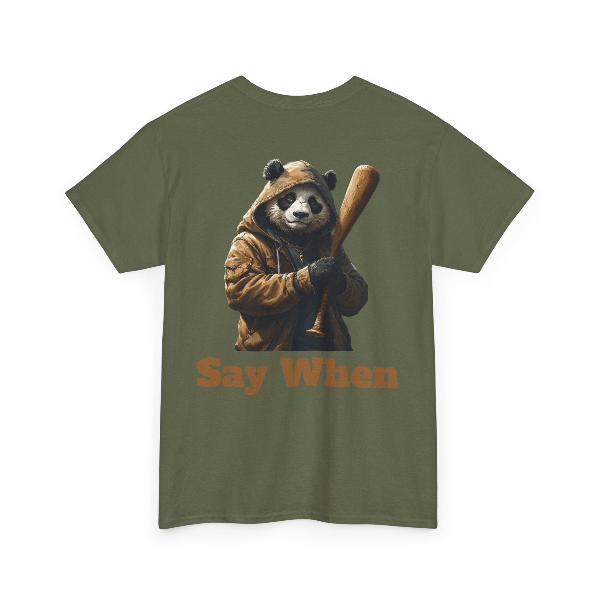 Say When Panda Tee Graphic T-Shirt