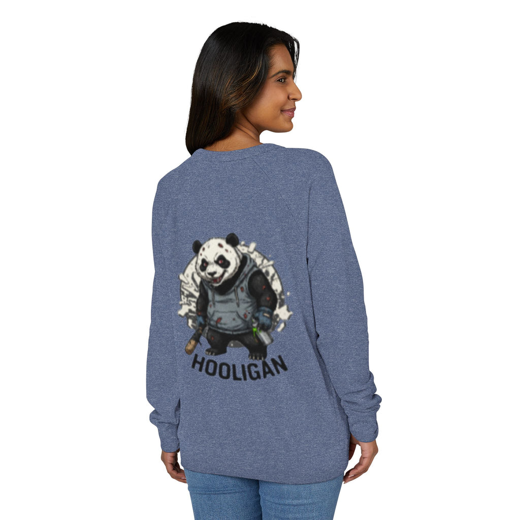 Panda Hooligan Raglan Crewneck Sweatshirt