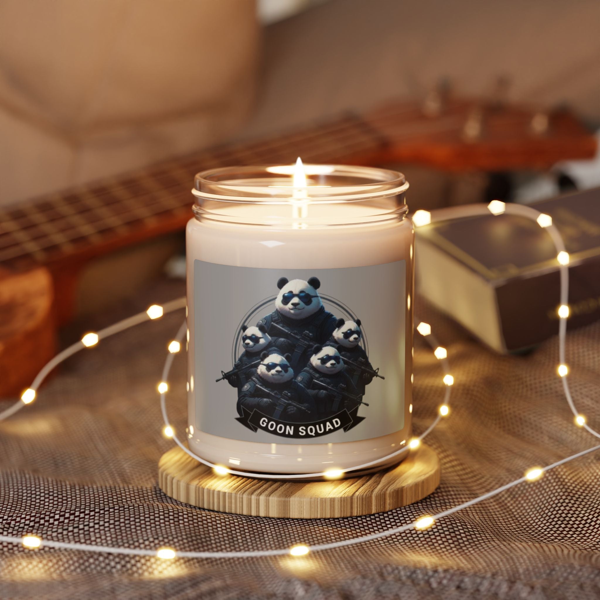 Panda Scented Soy Candle — 9oz Home Fragrance