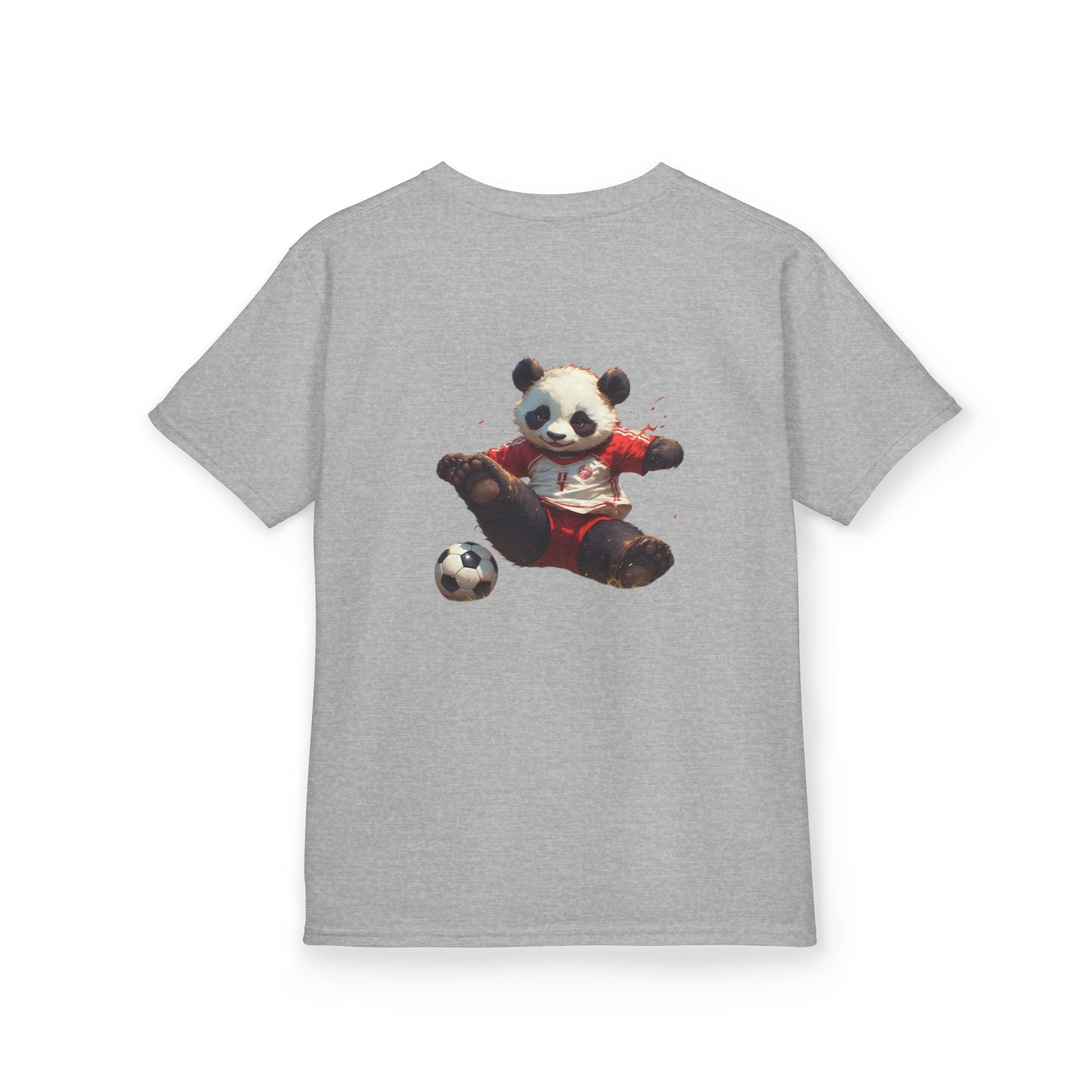 Kids Panda Soccer T‑Shirt — "Goon Panda Outfitters" Graphic Tee