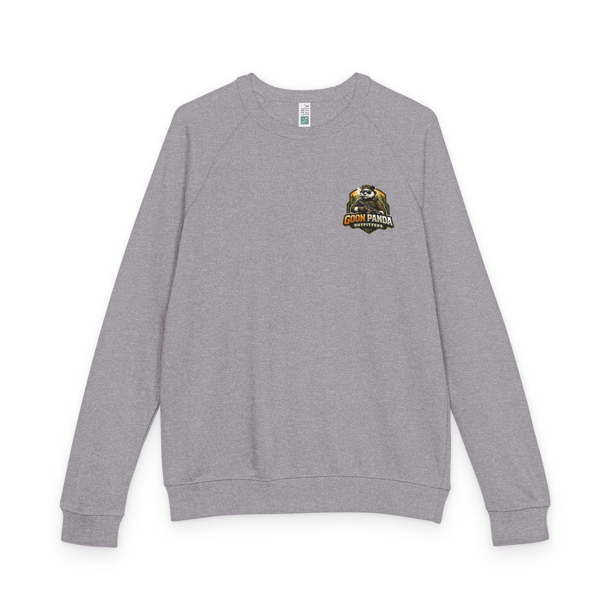 Panda Hooligan Raglan Crewneck Sweatshirt