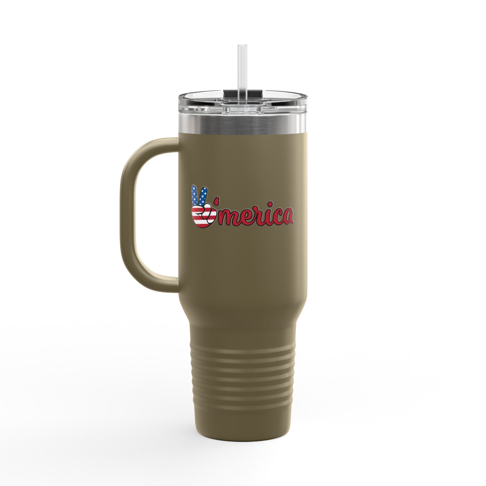40oz Insulated Travel Mug - Goon Panda Outfitters Logo Stainless Tumbler