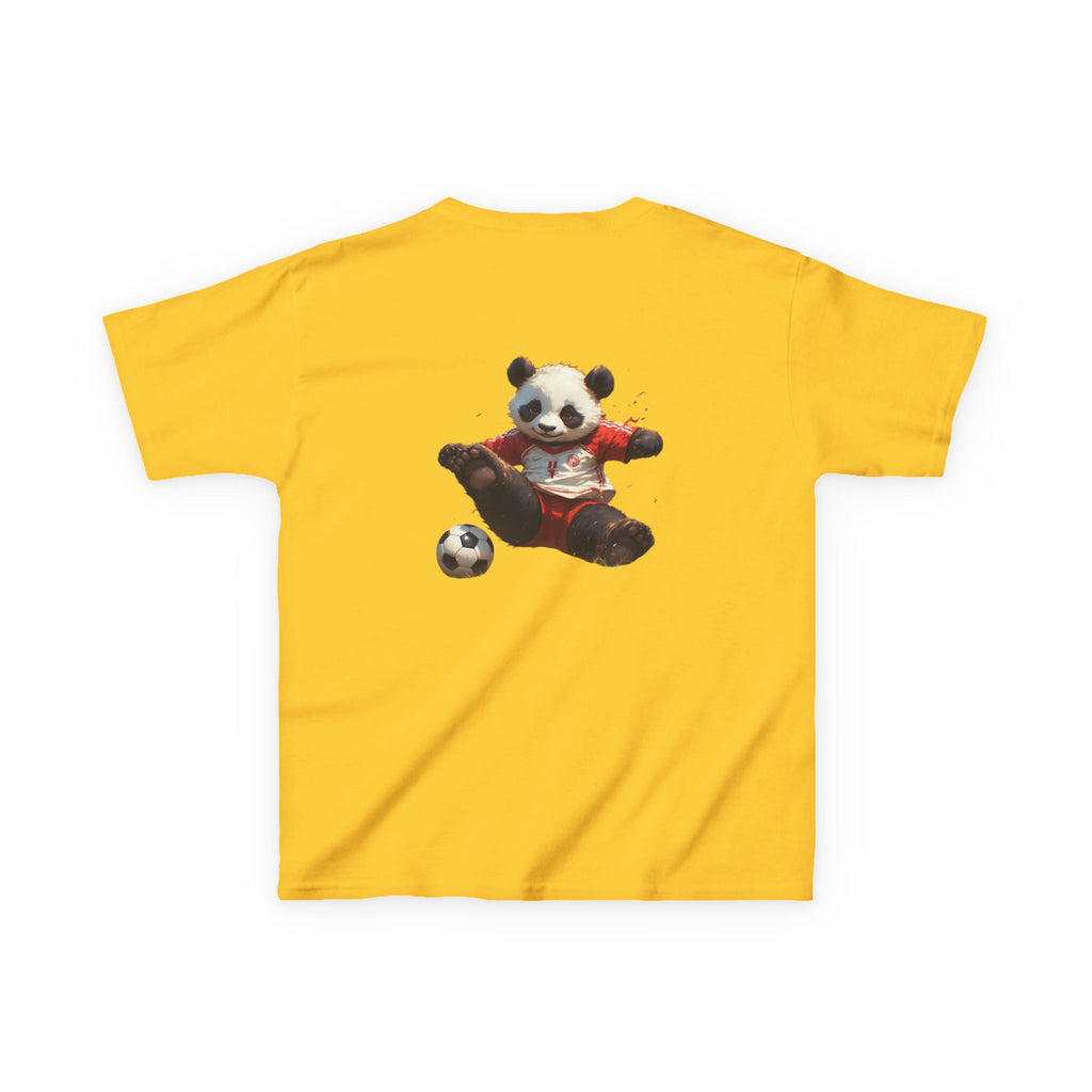 Kids Panda Soccer T‑Shirt — "Goon Panda Outfitters" Graphic Tee