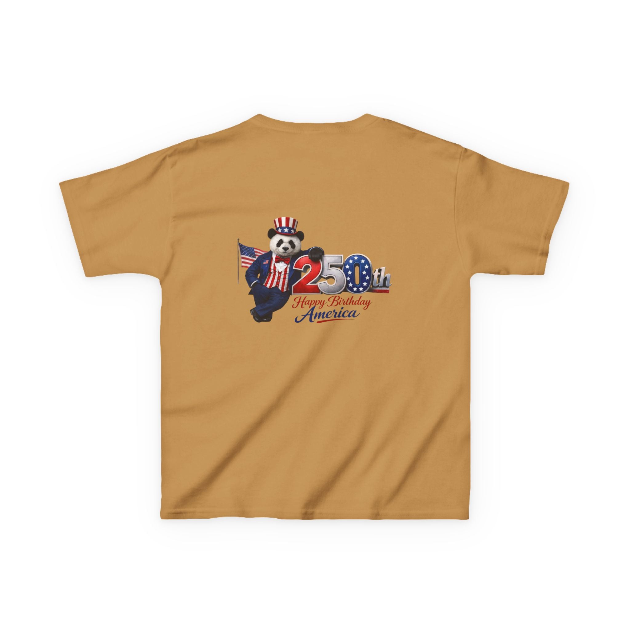 Kids Tee — "Goon Panda Outfitters" 250th Proudly Serving America Patriotic Shirt