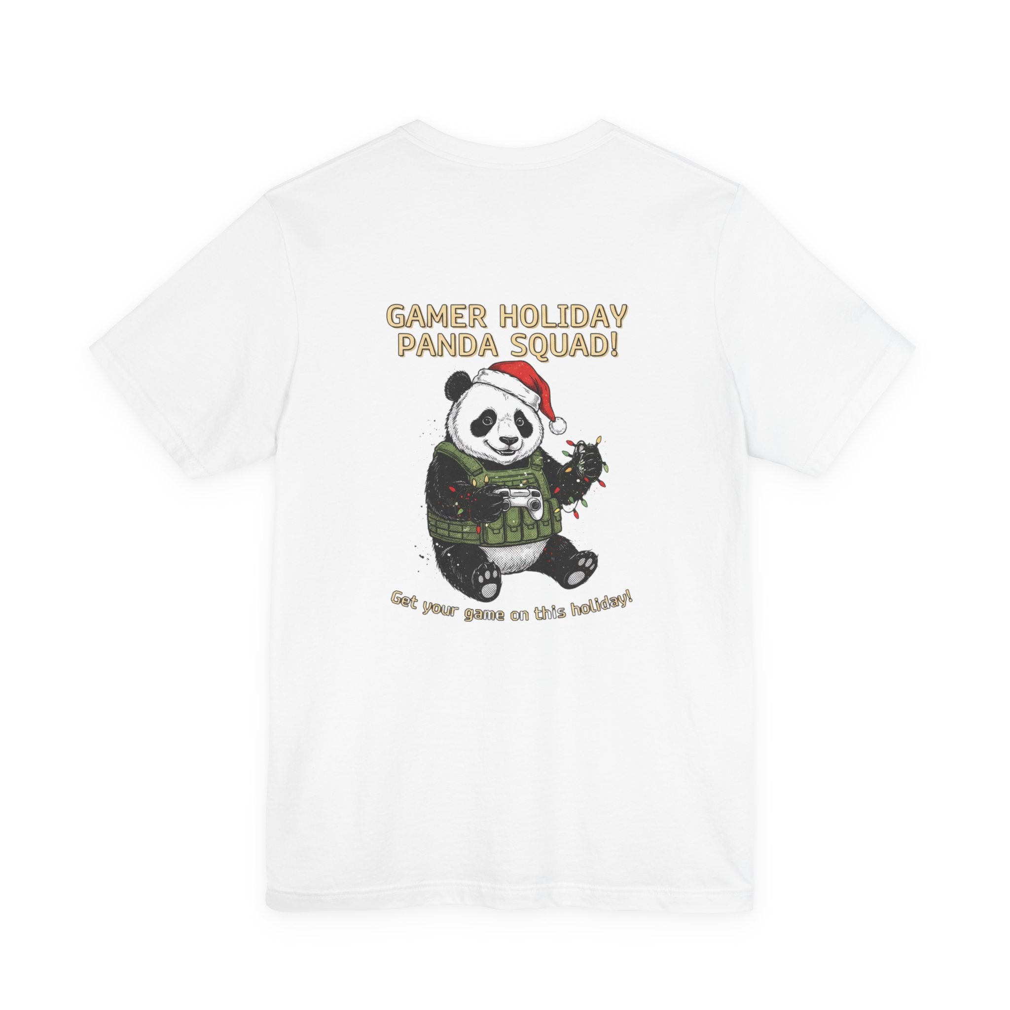 Gamer Holiday Panda Tee | gamer shirt, LAN party merch