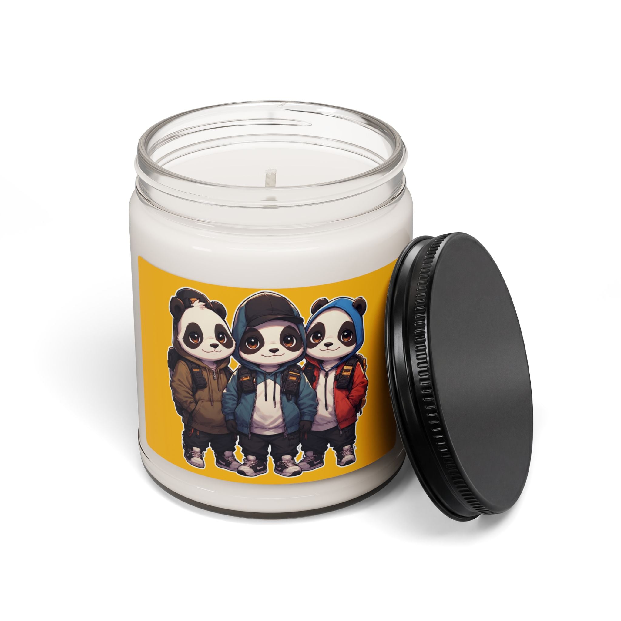Panda Scented Soy Candle — 9oz Home Fragrance