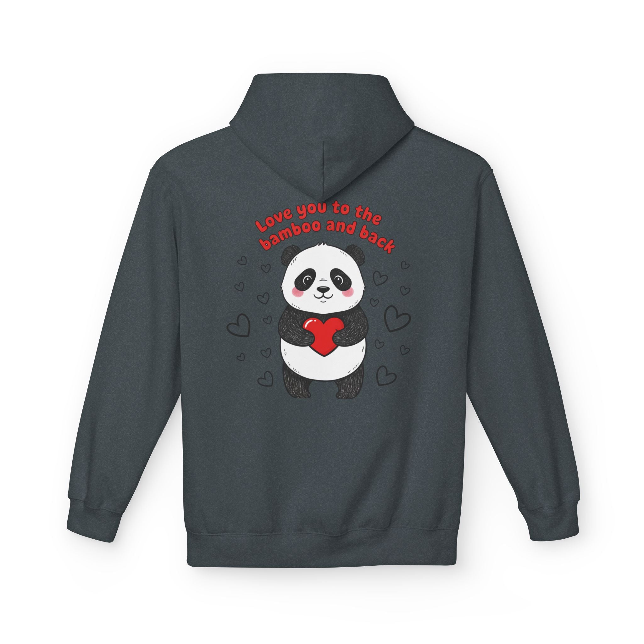 Valentine's Panda 'Love You to the Bamboo and Back' Hoodie