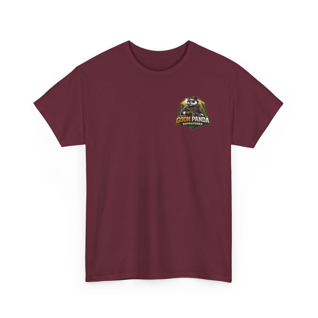 Panda Biker T-Shirt — Retro Motorcycle Riding Panda Graphic Tee