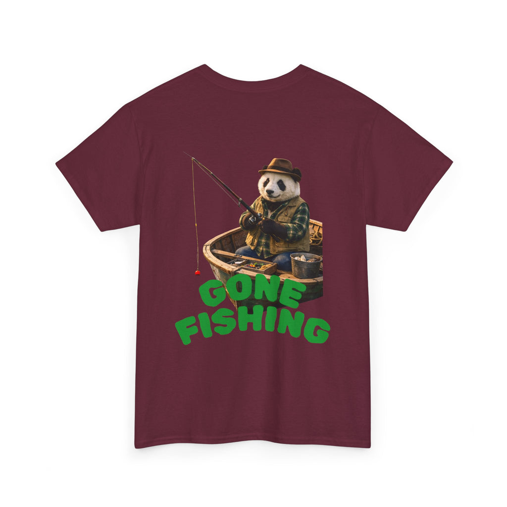 Gone Fishing Panda T-Shirt