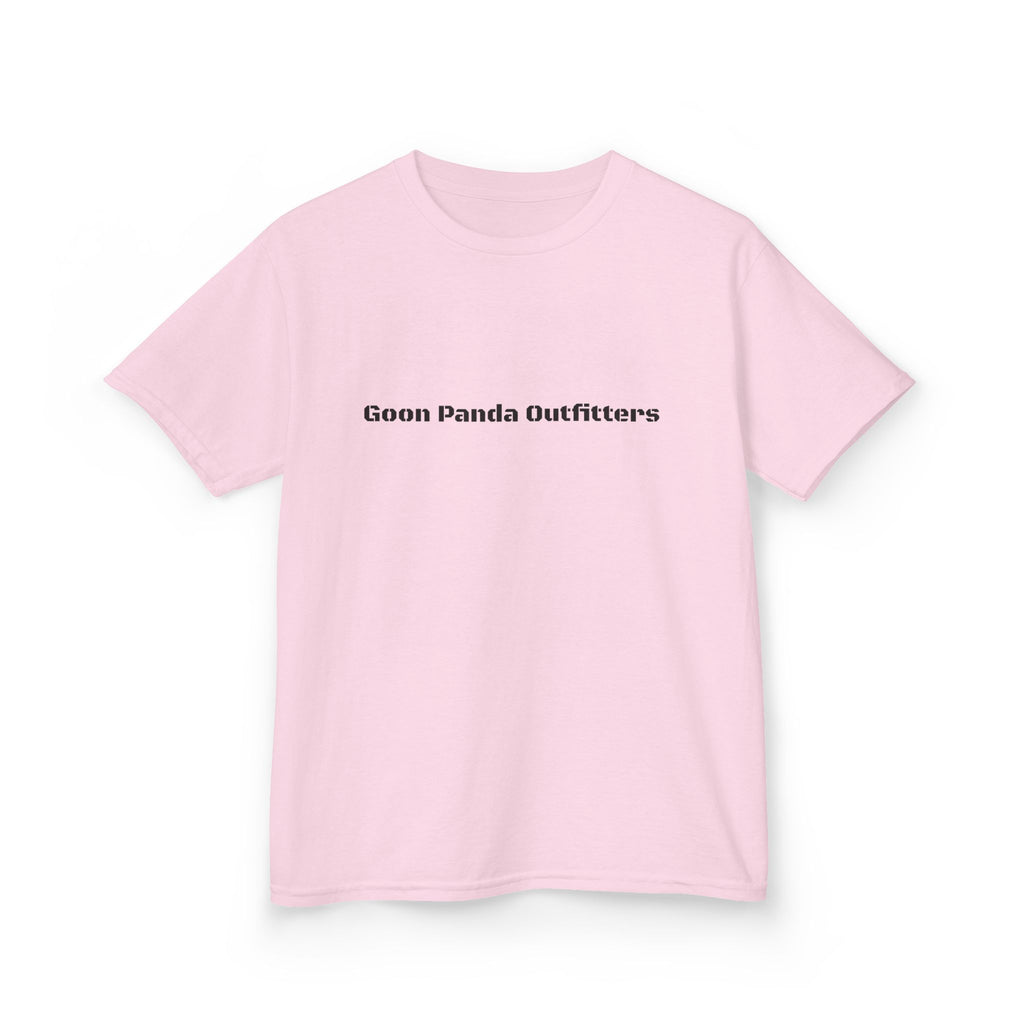 Kids Panda Soccer T‑Shirt — "Goon Panda Outfitters" Graphic Tee