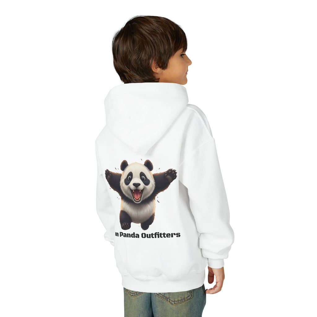 Youth Panda Hoodie - "Goon Squad" Cute Panda Graphic Kids Sweatshirt