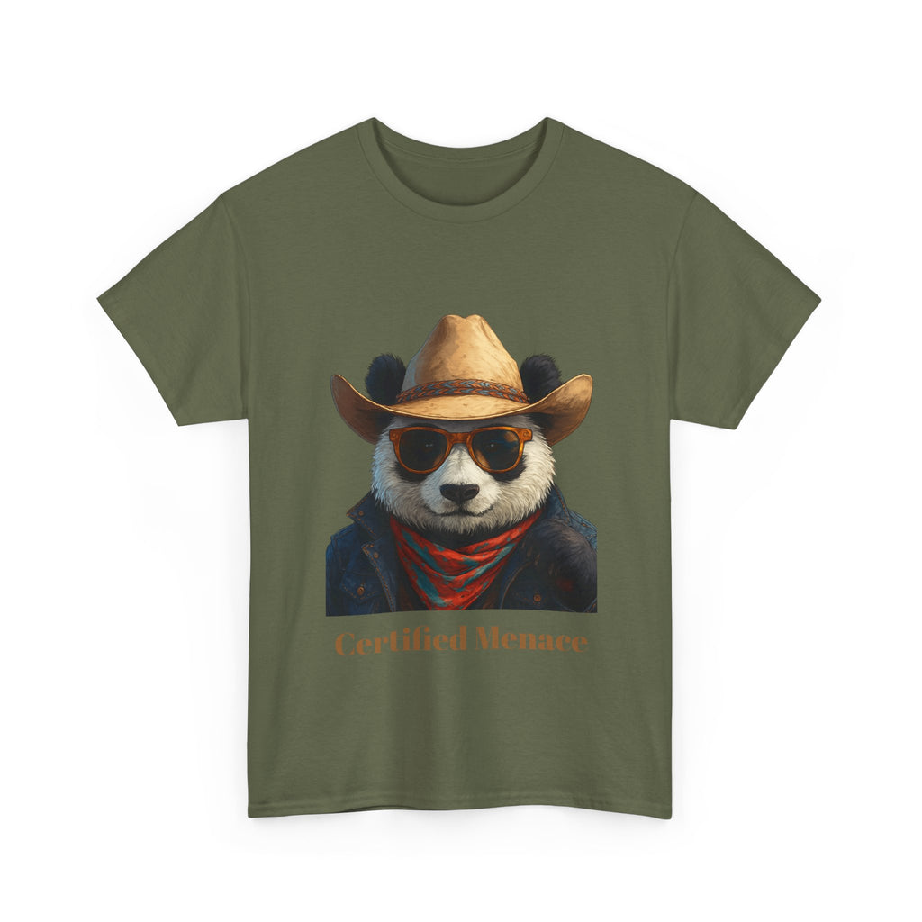 Certified Menace T-Shirt — 'Goon Panda Outfitters' Graphic Tee