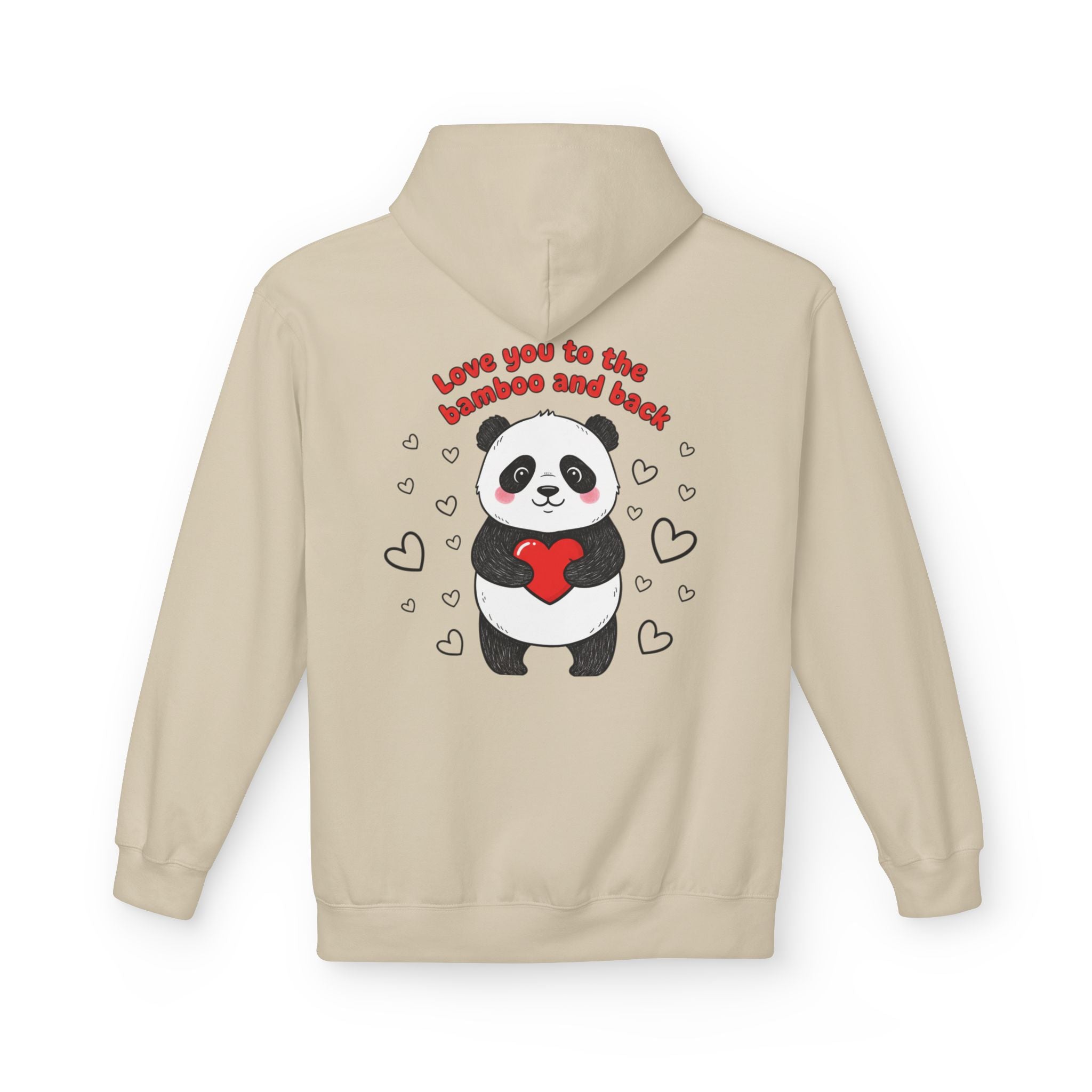 Valentine's Panda 'Love You to the Bamboo and Back' Hoodie