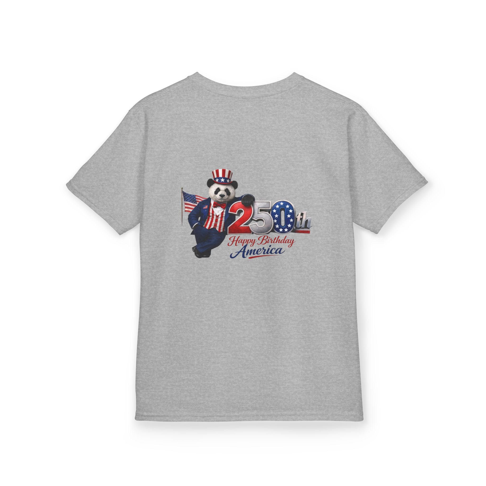 Kids Tee — "Goon Panda Outfitters" 250th Proudly Serving America Patriotic Shirt