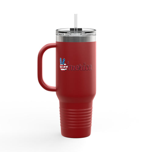 40oz Insulated Travel Mug - Goon Panda Outfitters Logo Stainless Tumbler