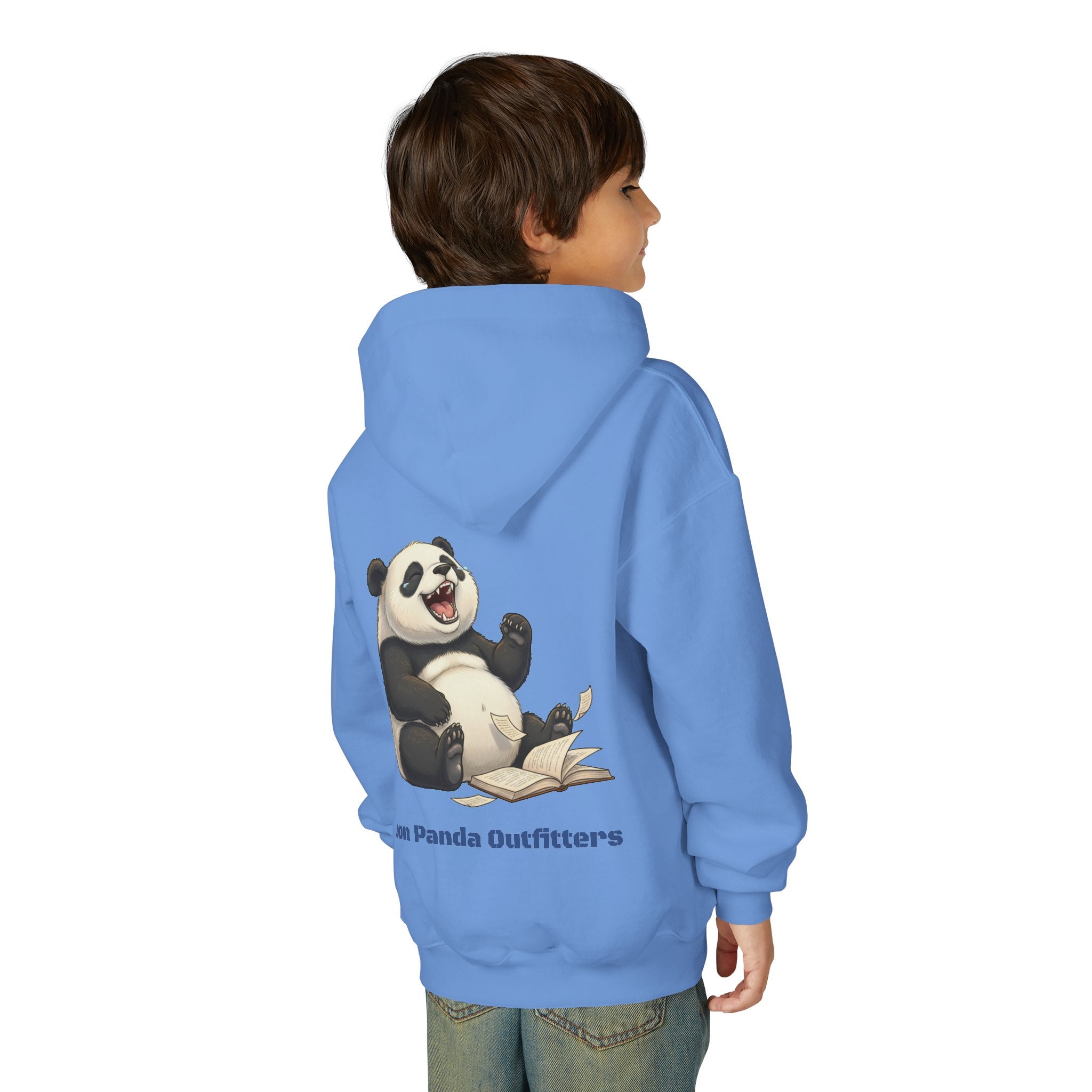 Panda Reading Youth Hoodie