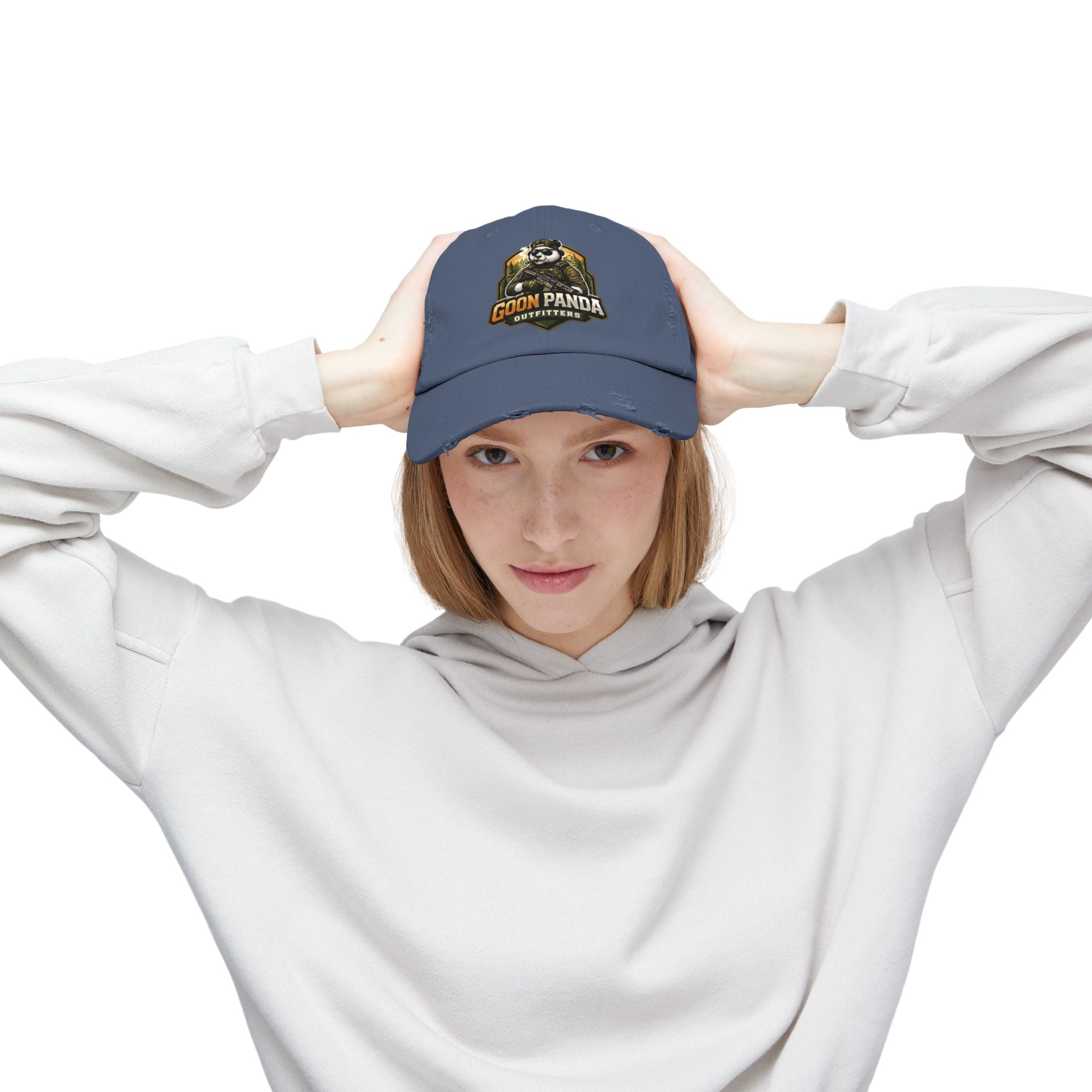 Goon Panda Outfitters Distressed Baseball Cap